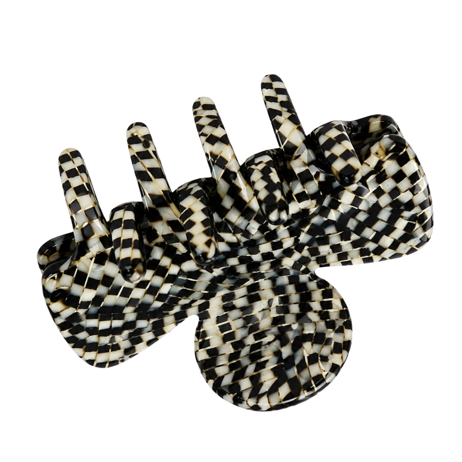 French Amie Grace Small 2” Cellulose Handmade Flexible Hair Claw for Thin Hair
