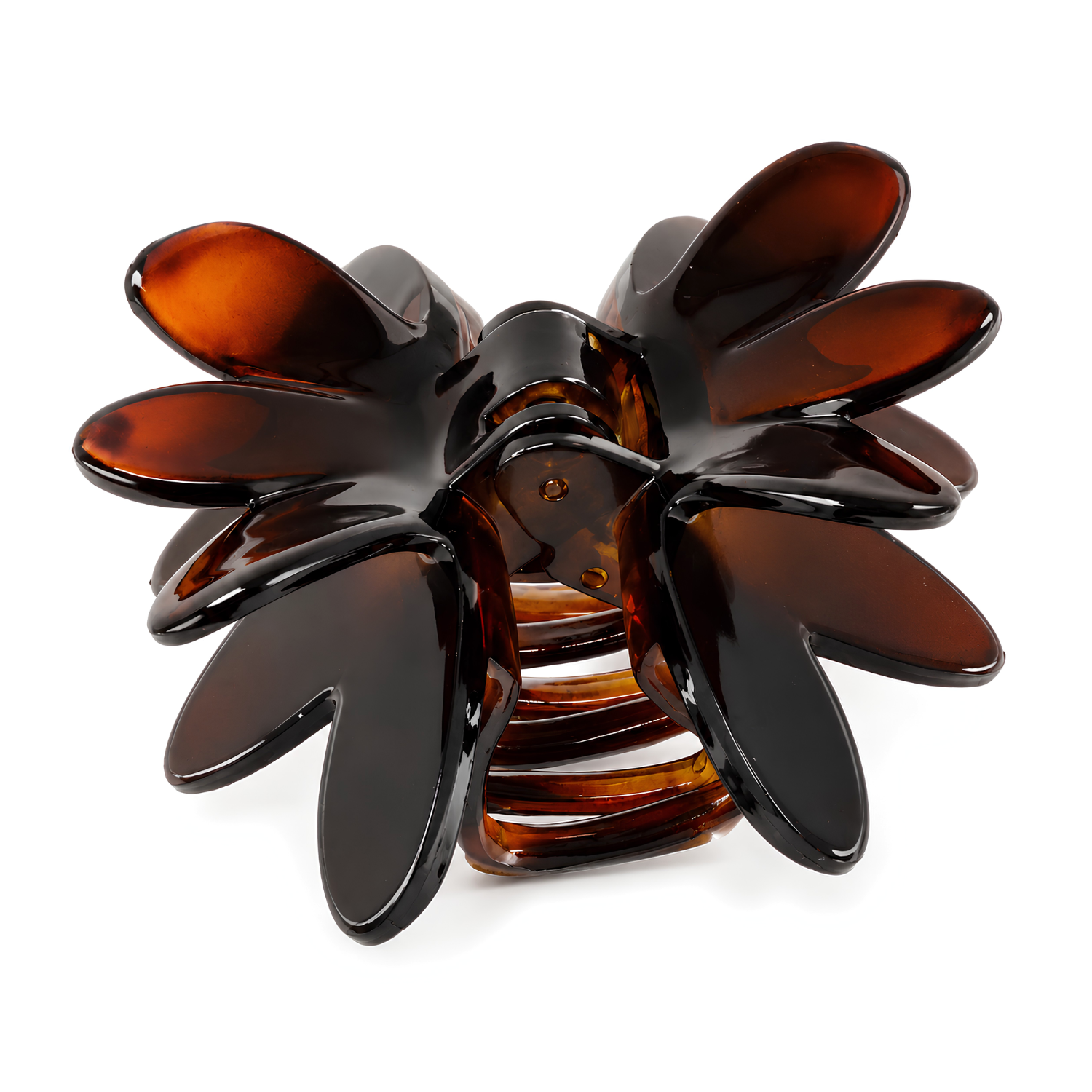 Parcelona French Butterfly 3" Medium Shell Cellulose Jaw Hair Claw for Women