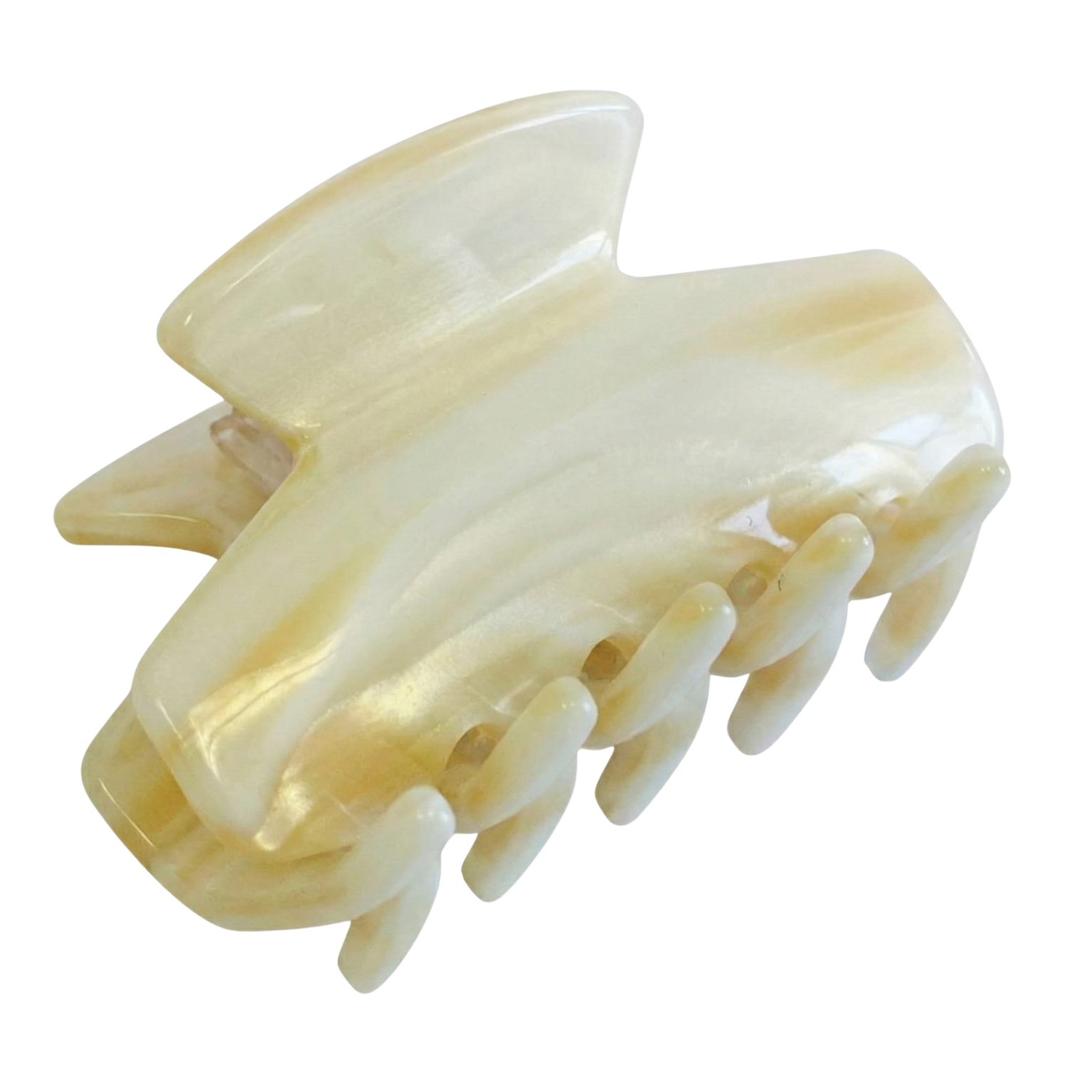 French Amie Chic Small Handmade Cellulose Acetate Jaw Hair Claw Clips