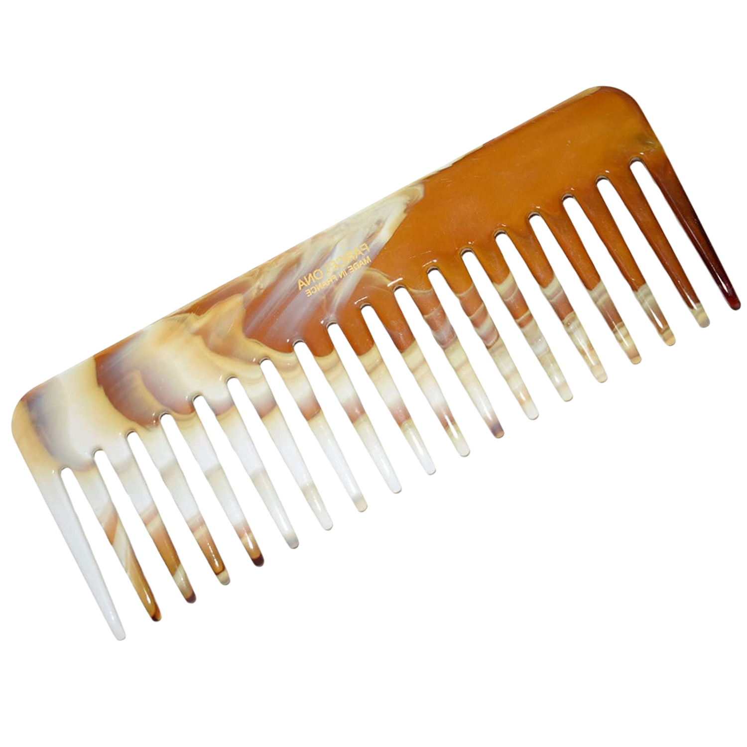 Parcelona French Wide Detangle Large Cellulose Hair Comb for Women and Girls