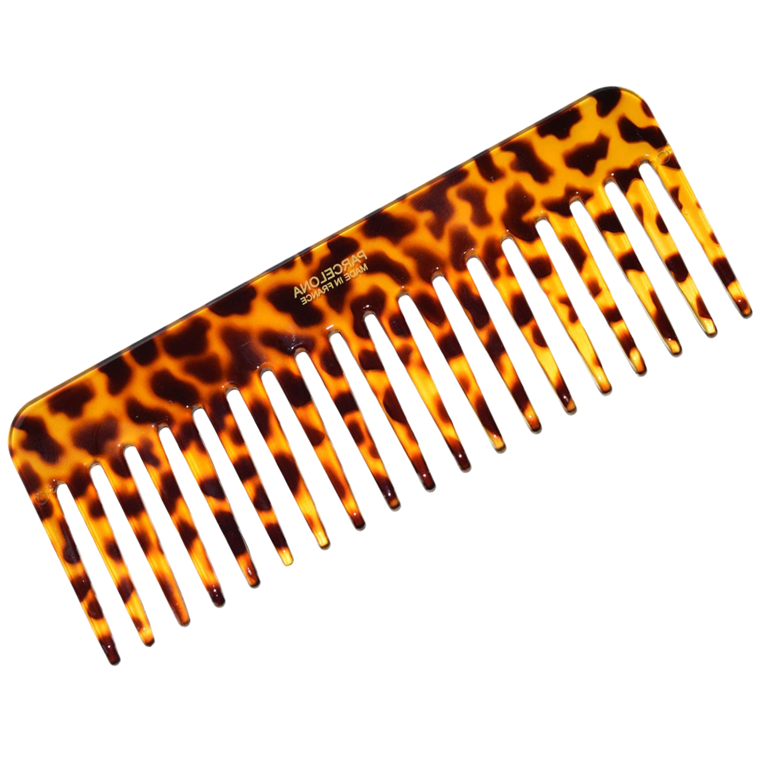 Parcelona French Wide Detangle Large Cellulose Hair Comb for Women and Girls