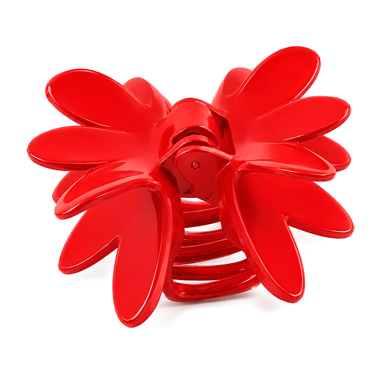 Parcelona French Butterfly 3" Medium Shell Cellulose Jaw Hair Claw for Women