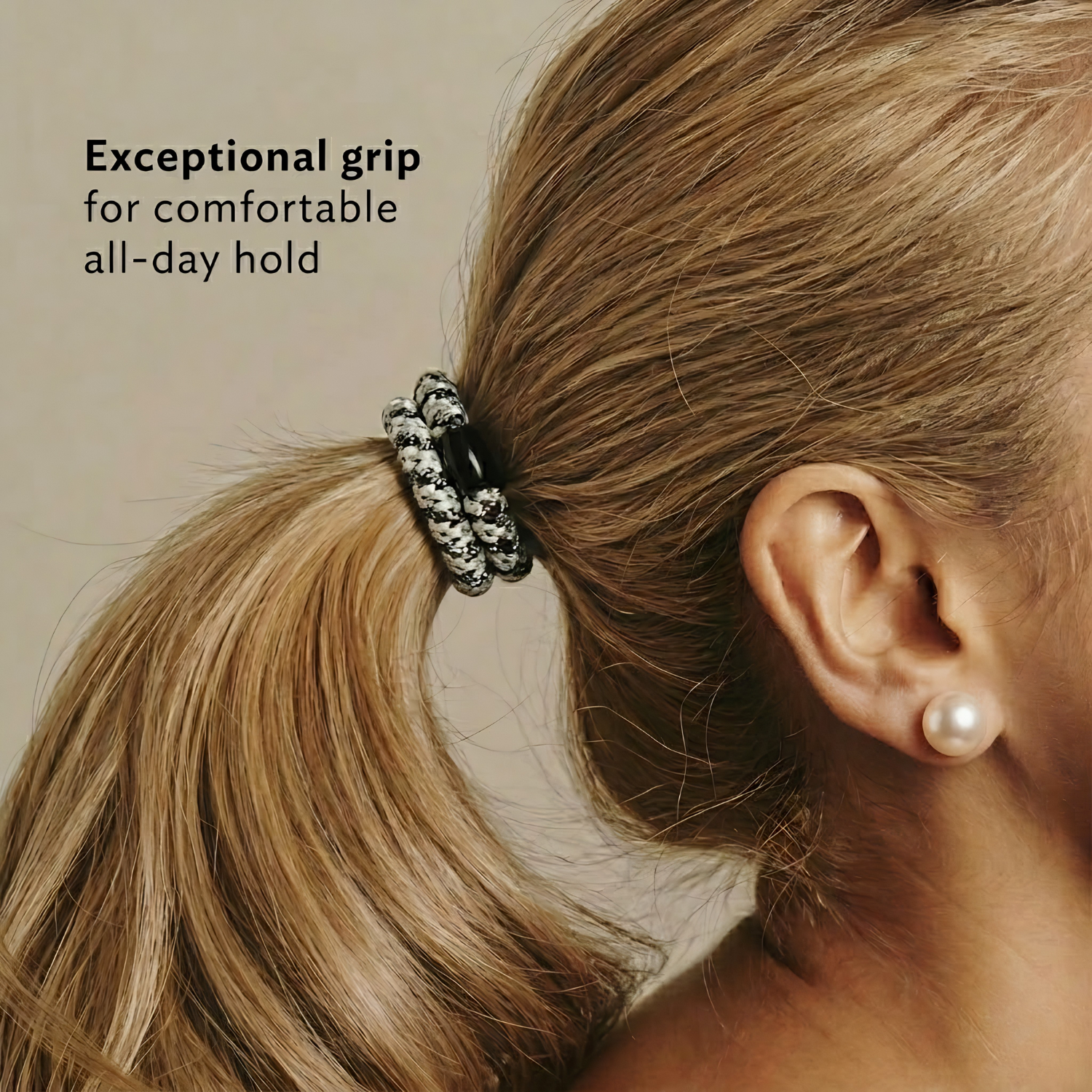 Moeni Braided 6 Hair Ties Thick Damage Free Ponytail Holders Elastics Bracelets