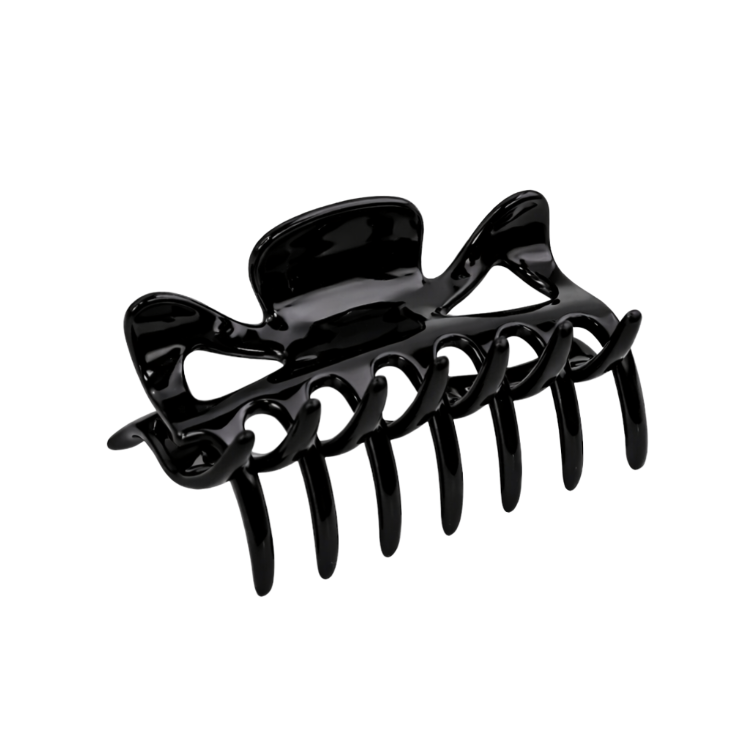 Parcelona French Classic 3" Medium Cellulose Covered Spring Hair Claw Clip