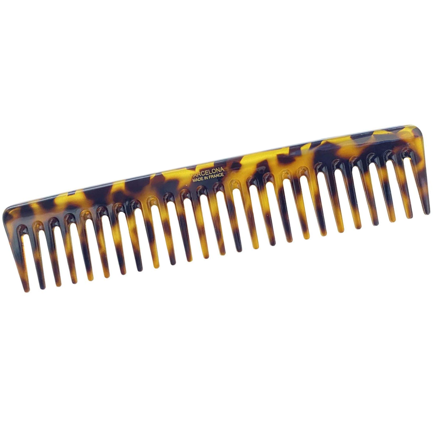 Parcelona French Wide Tooth Rake Tokyo Large Cellulose Hair Detangling Comb