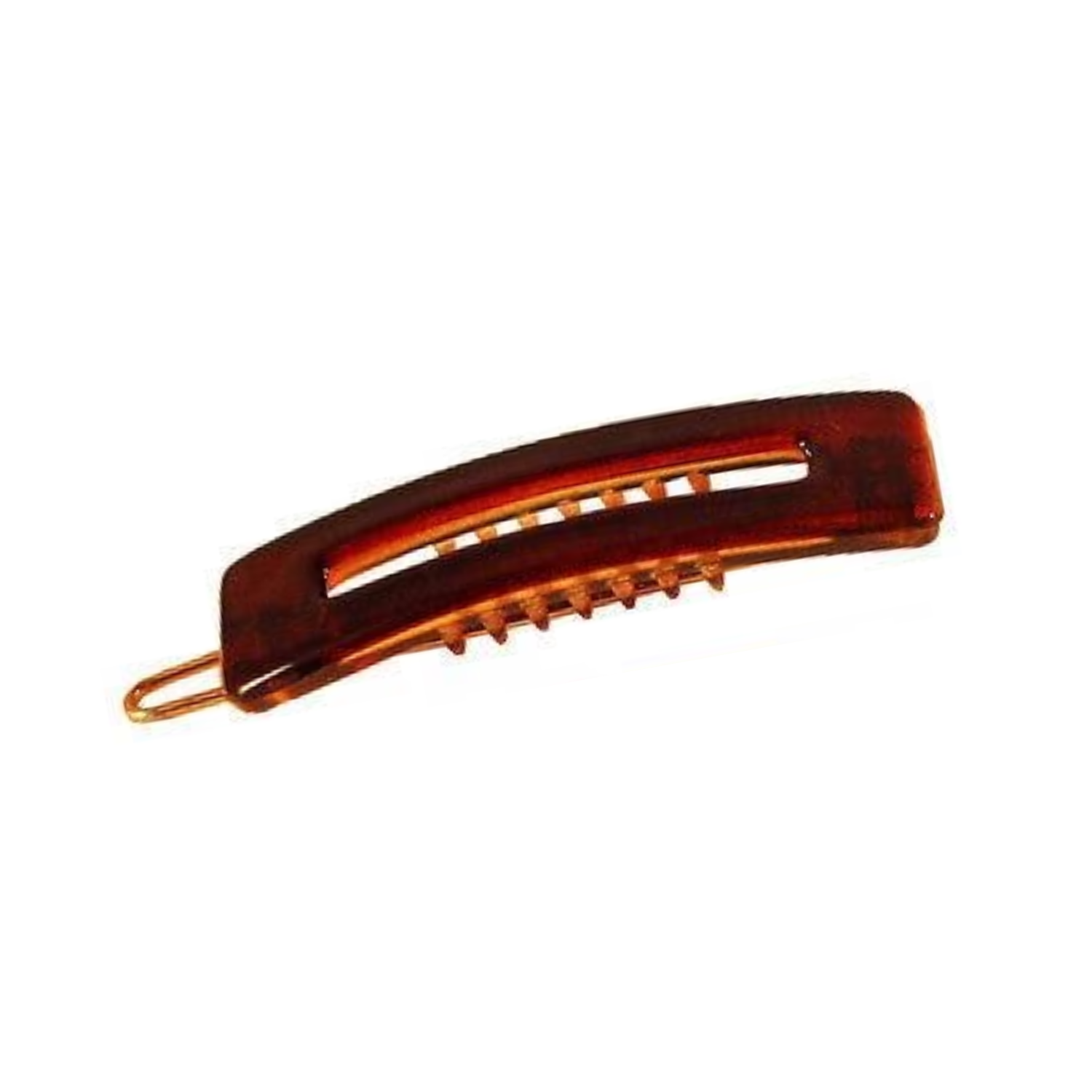 Parcelona French Tunis Medium Cellulose Acetate Side Slide Hair Pins for Women