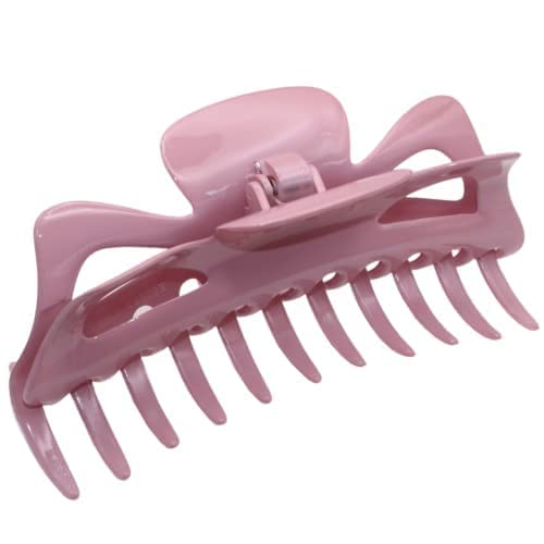 Parcelona French Classic Jumbo Large 5 1/2" Cellulose Hair Claw Clip for Women