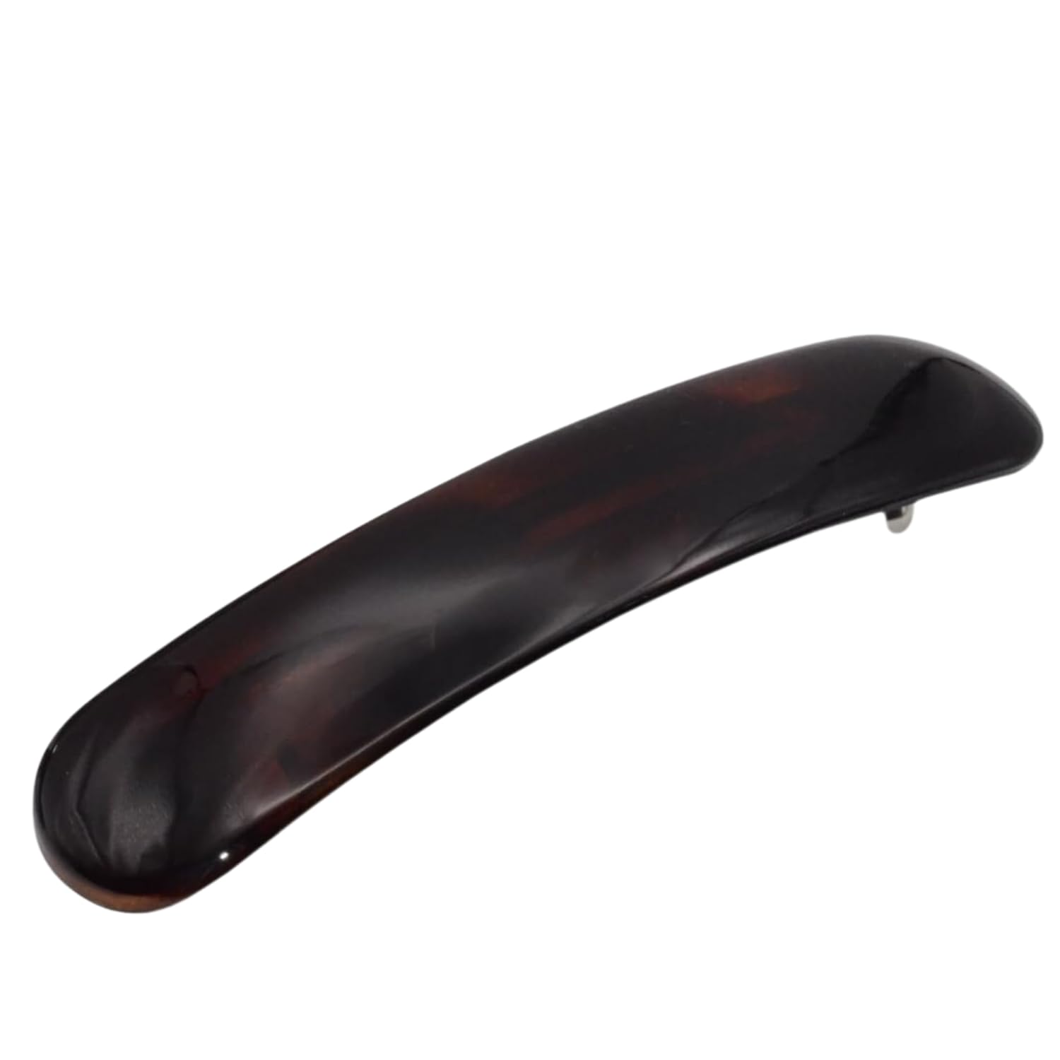 Parcelona French Elegant Duo Large Cellulose Hair Barrette for Women and Girls