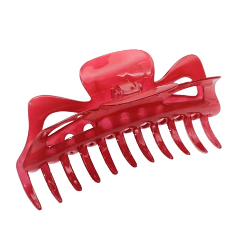 Parcelona French Classic Jumbo Large 5 1/2" Cellulose Hair Claw Clip for Women