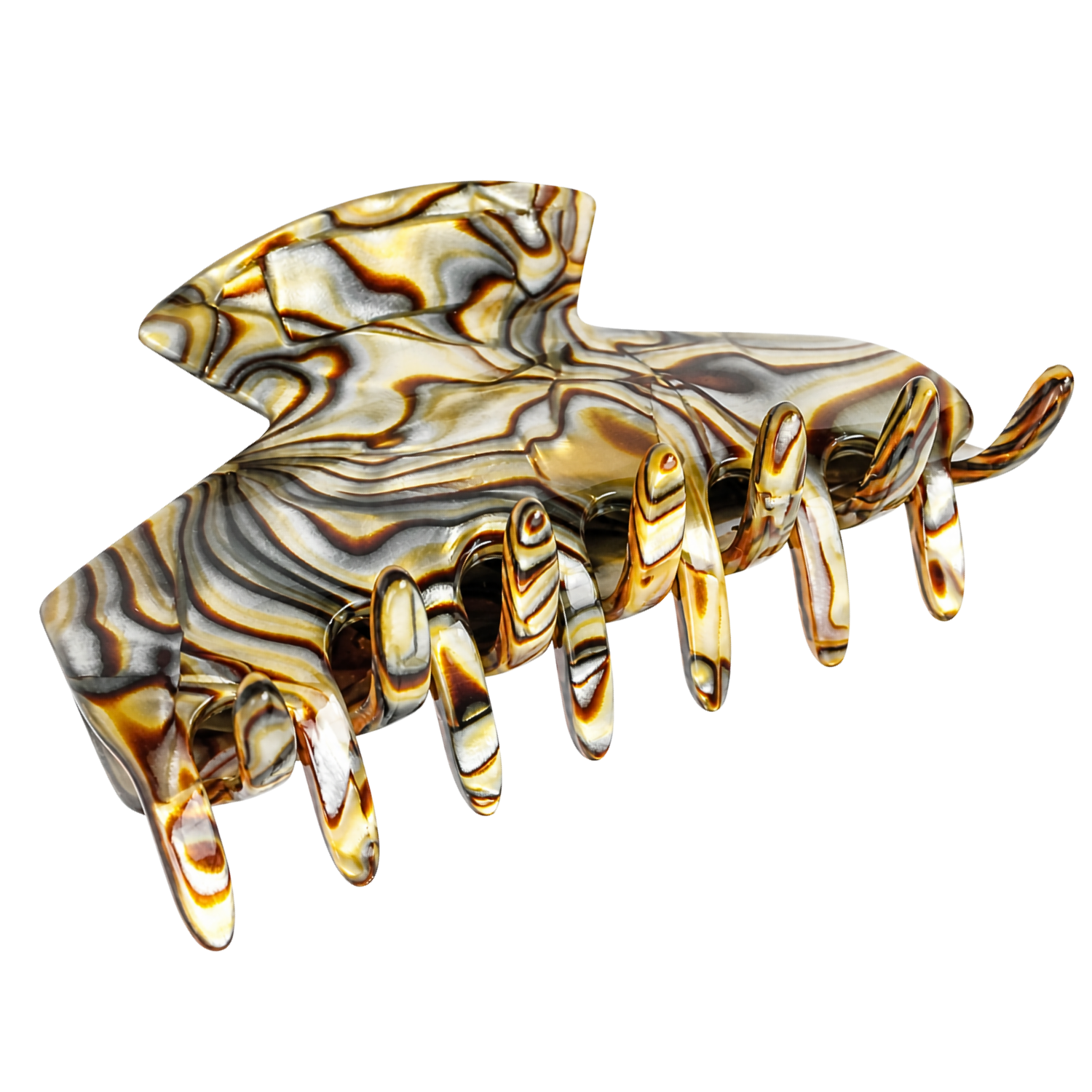 French Amie Chic Small 2 1/4 Inch Handmade Cellulose Jaw Hair Claw