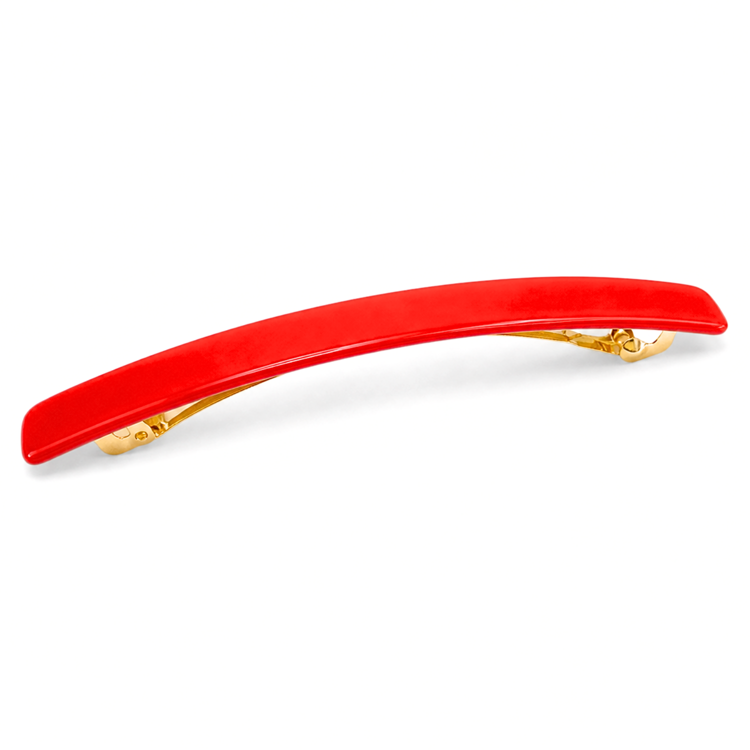 French Amie Long & Skinny Bar Large 4 1/4" Cellulose Acetate Hair Barrette Clip