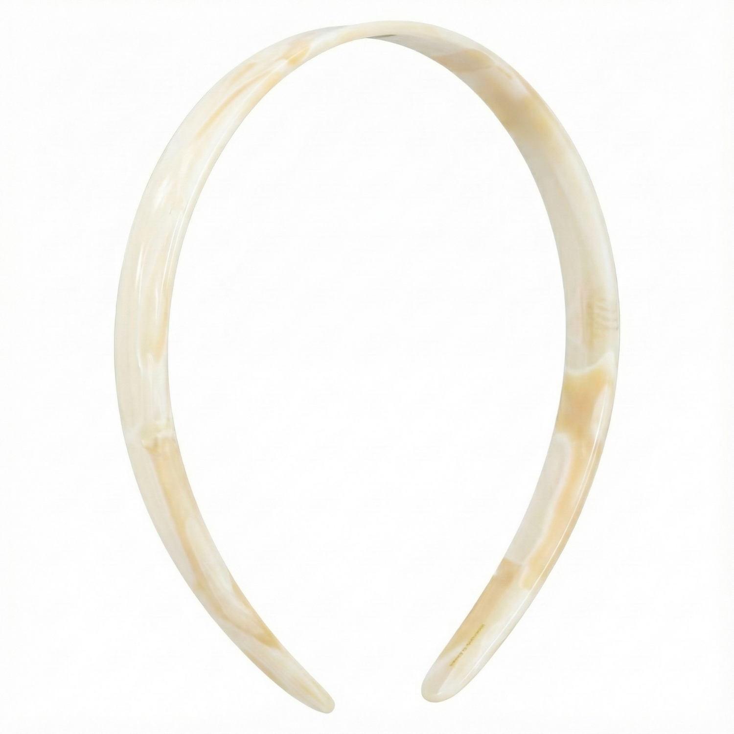 French Amie Wide Headband 1/2" Handmade Celluloid Hair Accessories Women & Girls