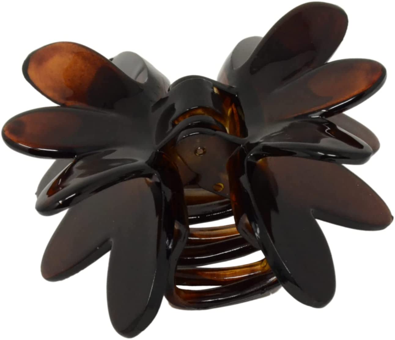 Parcelona French Butterfly 3" Medium Shell Cellulose Jaw Hair Claw for Women