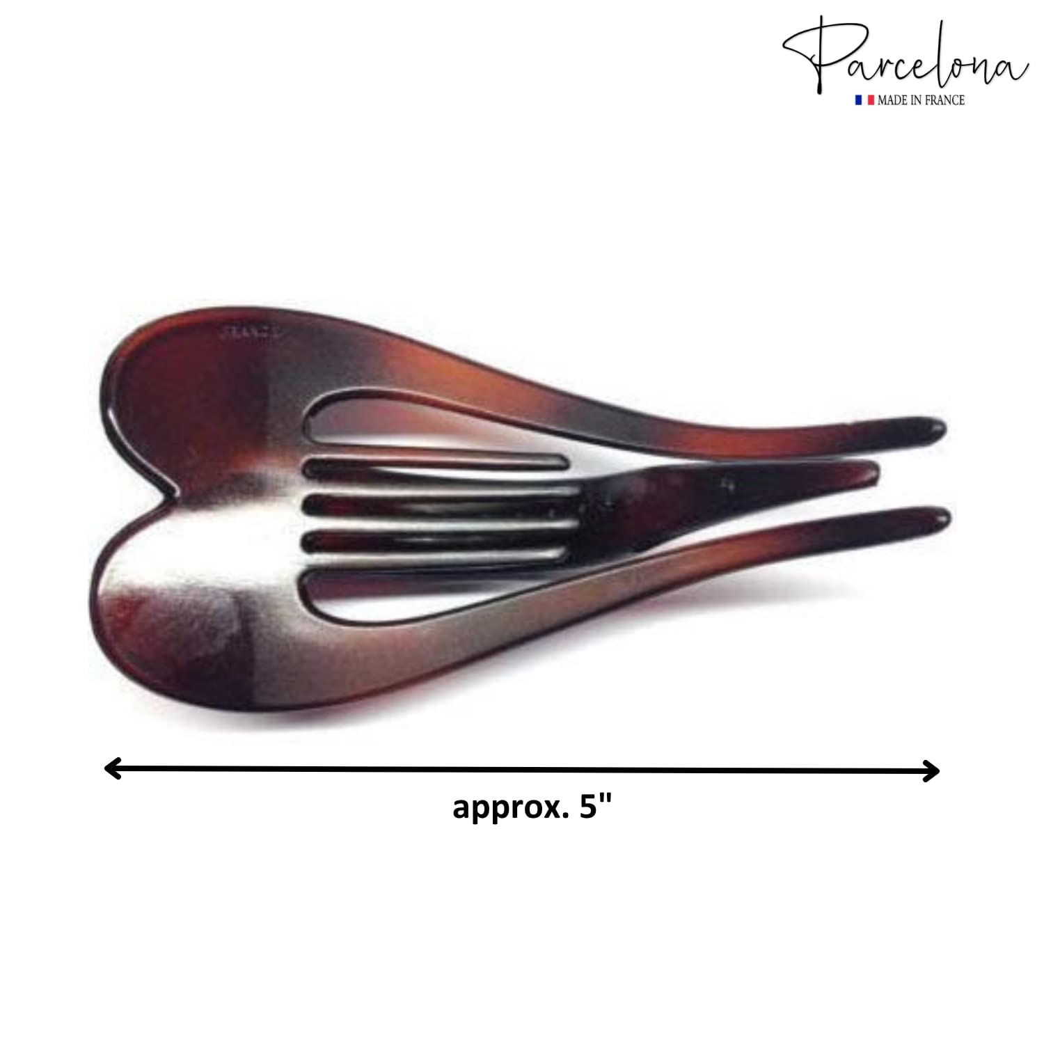 Parcelona French Pelican Large 5 Inches Side Slide Hair Claw Clip Clamp Clutcher