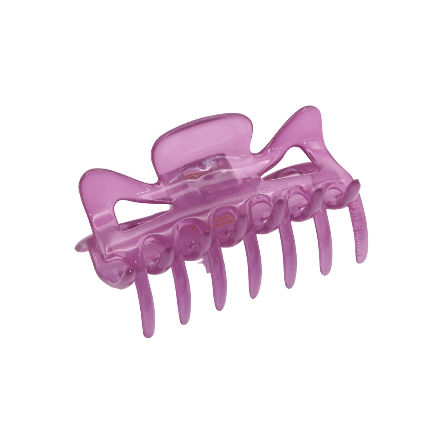 Parcelona French Classic 3" Medium Cellulose Covered Spring Hair Claw Clip