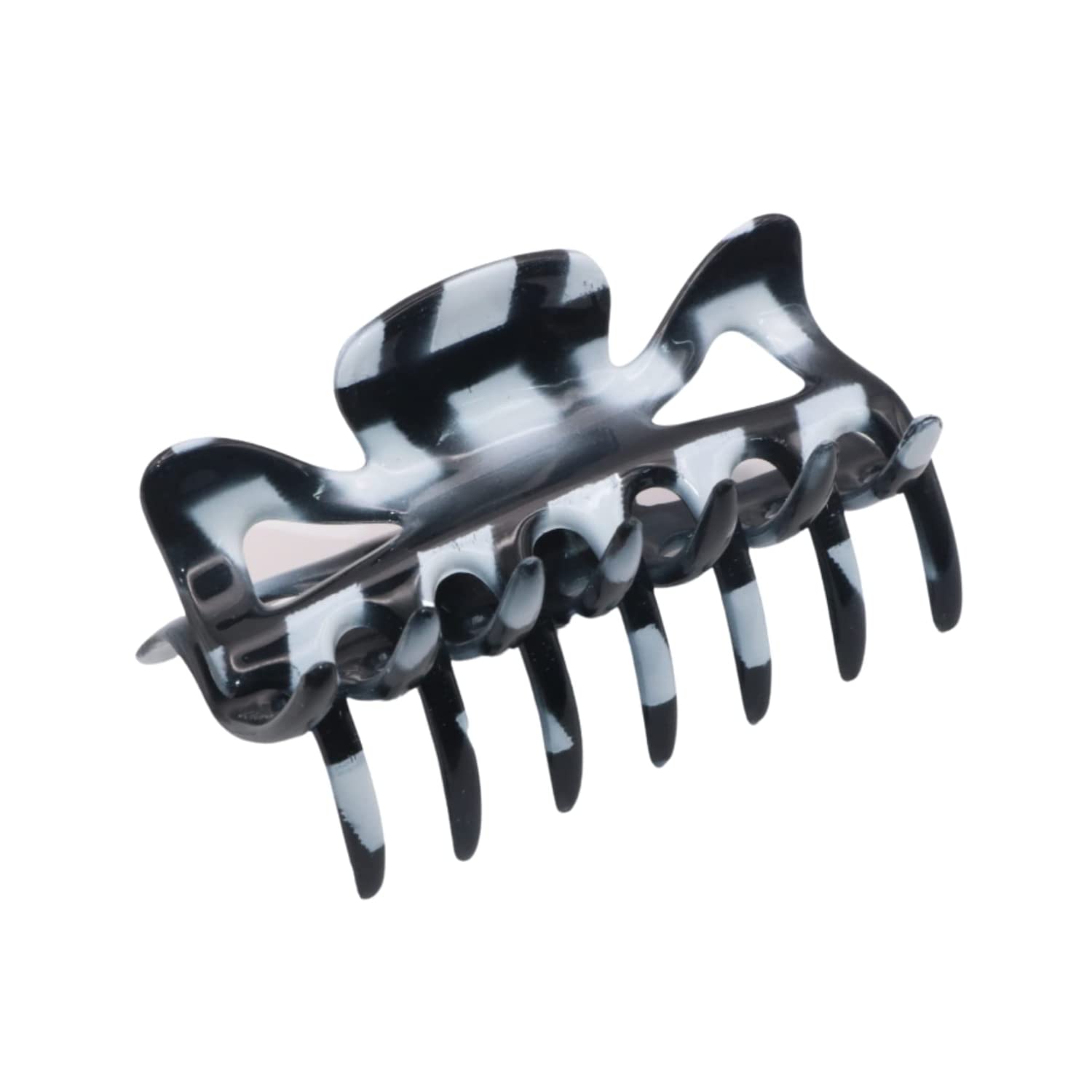 Parcelona French Classic 3" Medium Cellulose Covered Spring Hair Claw Clip