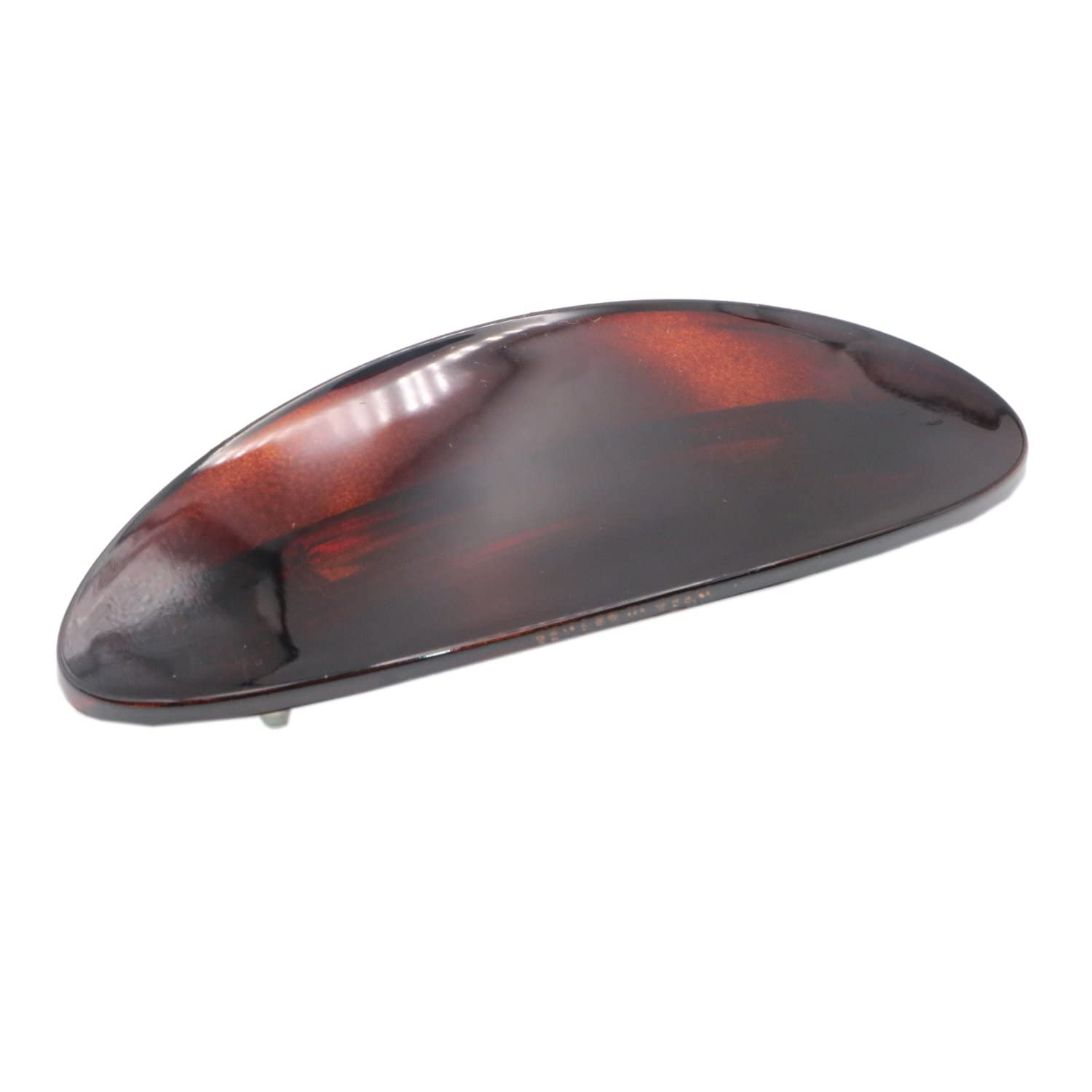 Parcelona French Oval Large 4" Cellulose Automatic Hair Barrette for Women