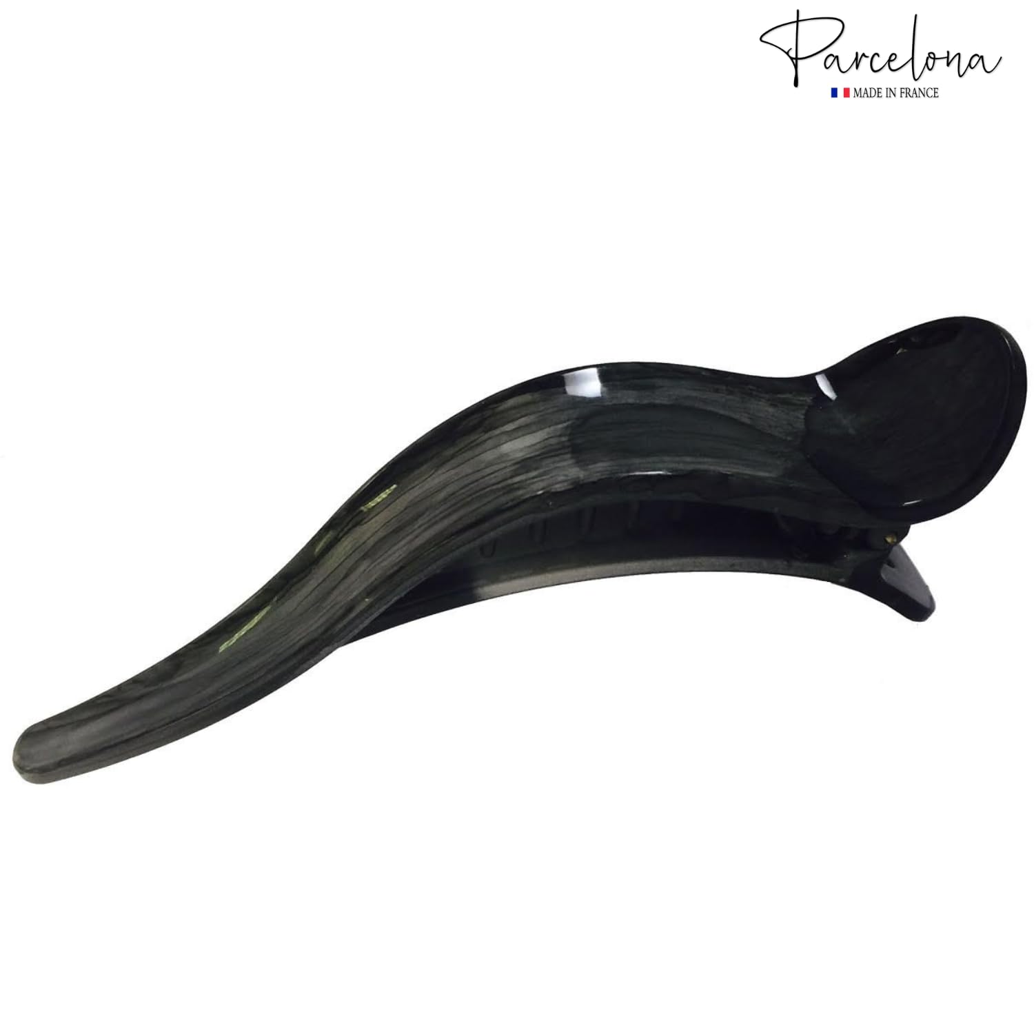 Parcelona French Brill Beak Large Cellulose Slide in Claw Clip Clamp for Women