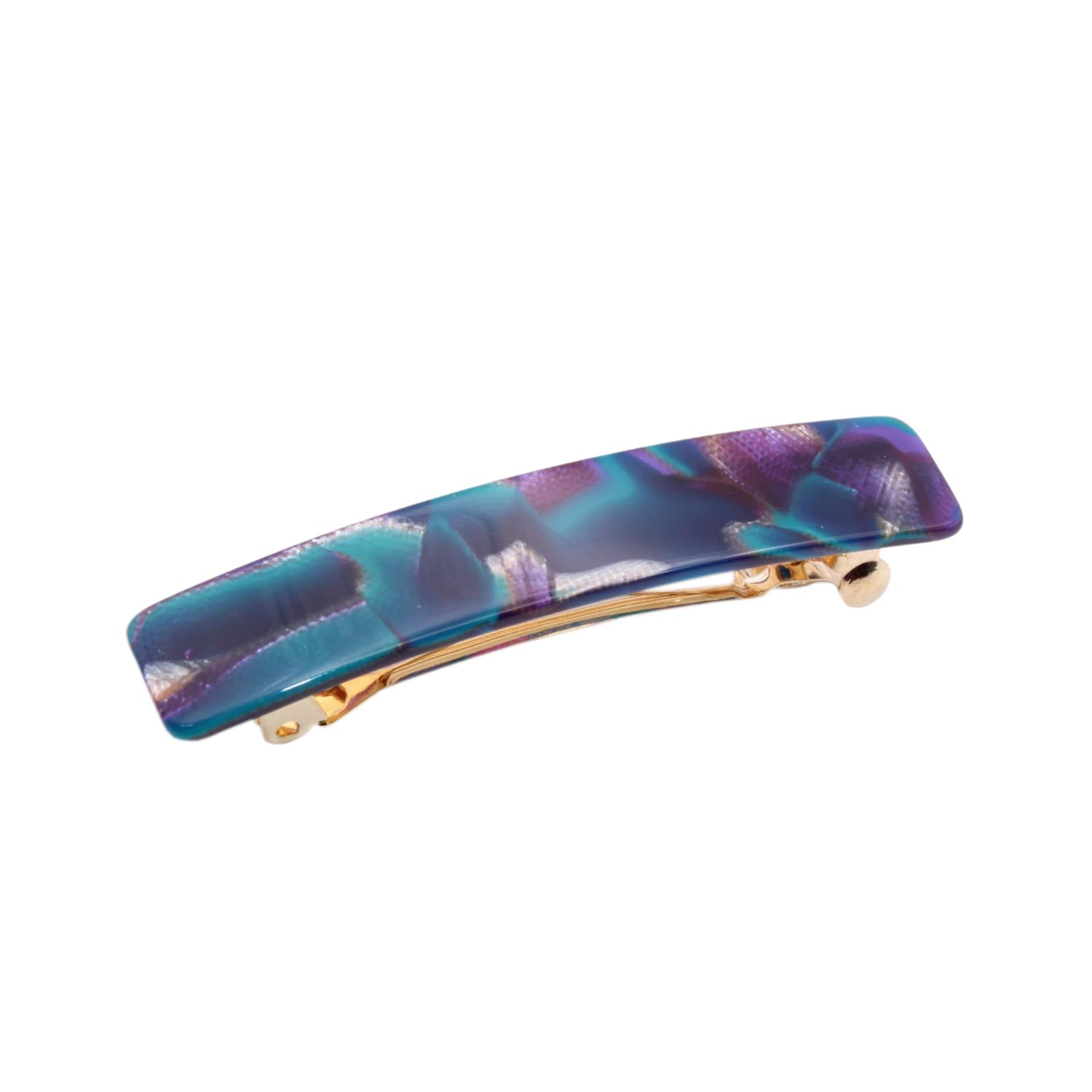 French Amie Small 2 1/4" Cellulose Handmade Hair Barrette for Women and Girls