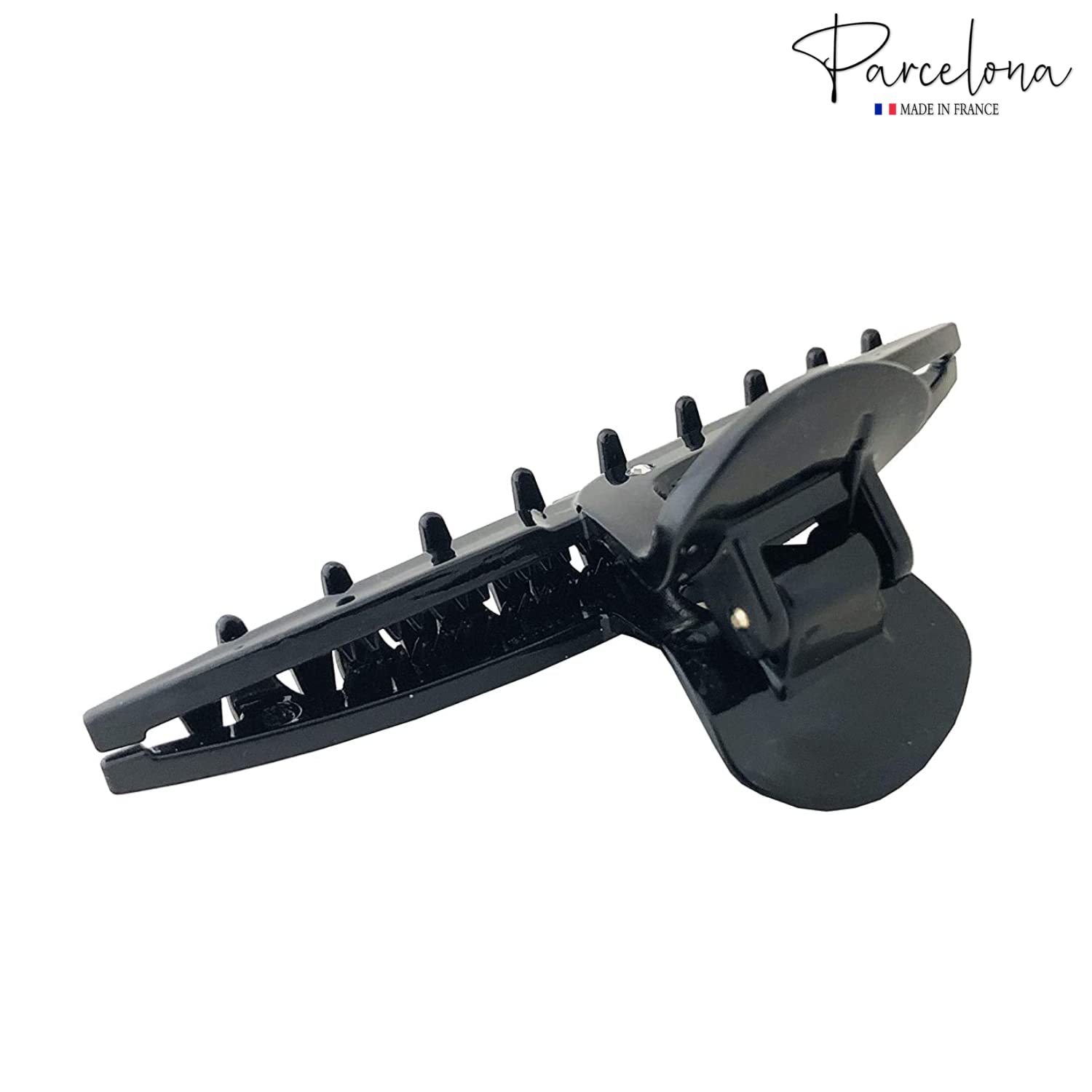Parcelona French Pinch Crystal Cellulose Jaw Hair Claw for Women and Girls