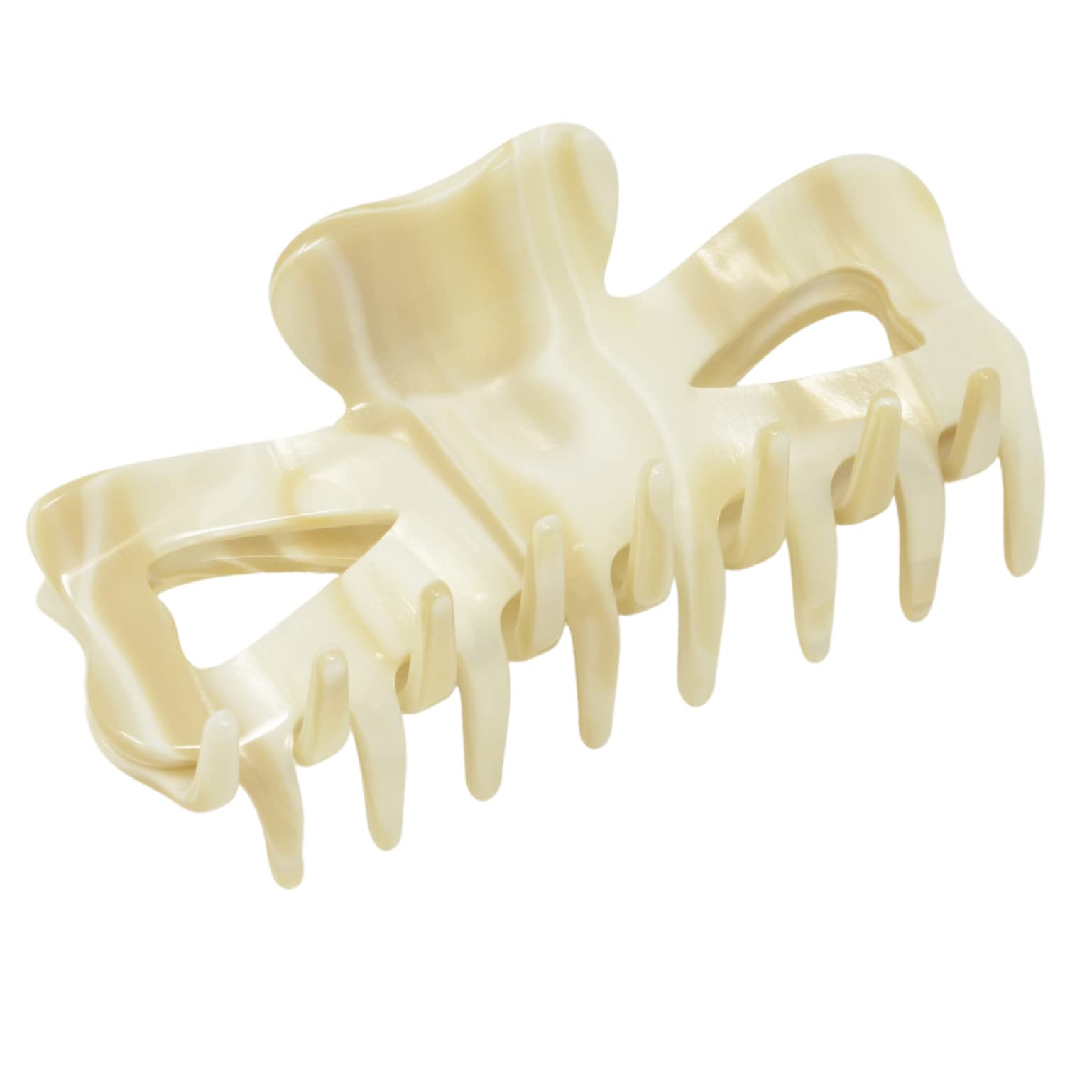 French Amie Large Butterfly 3.5" Handmade Cellulose Acetate Hair Claw for Women