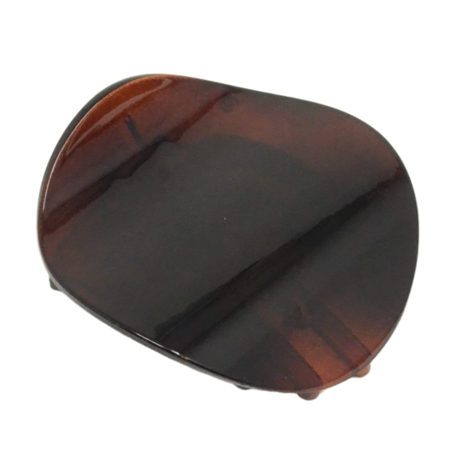 Parcelona French Onde Small 2 3/4" Cellulose Side Slide in Hair Claw for Women