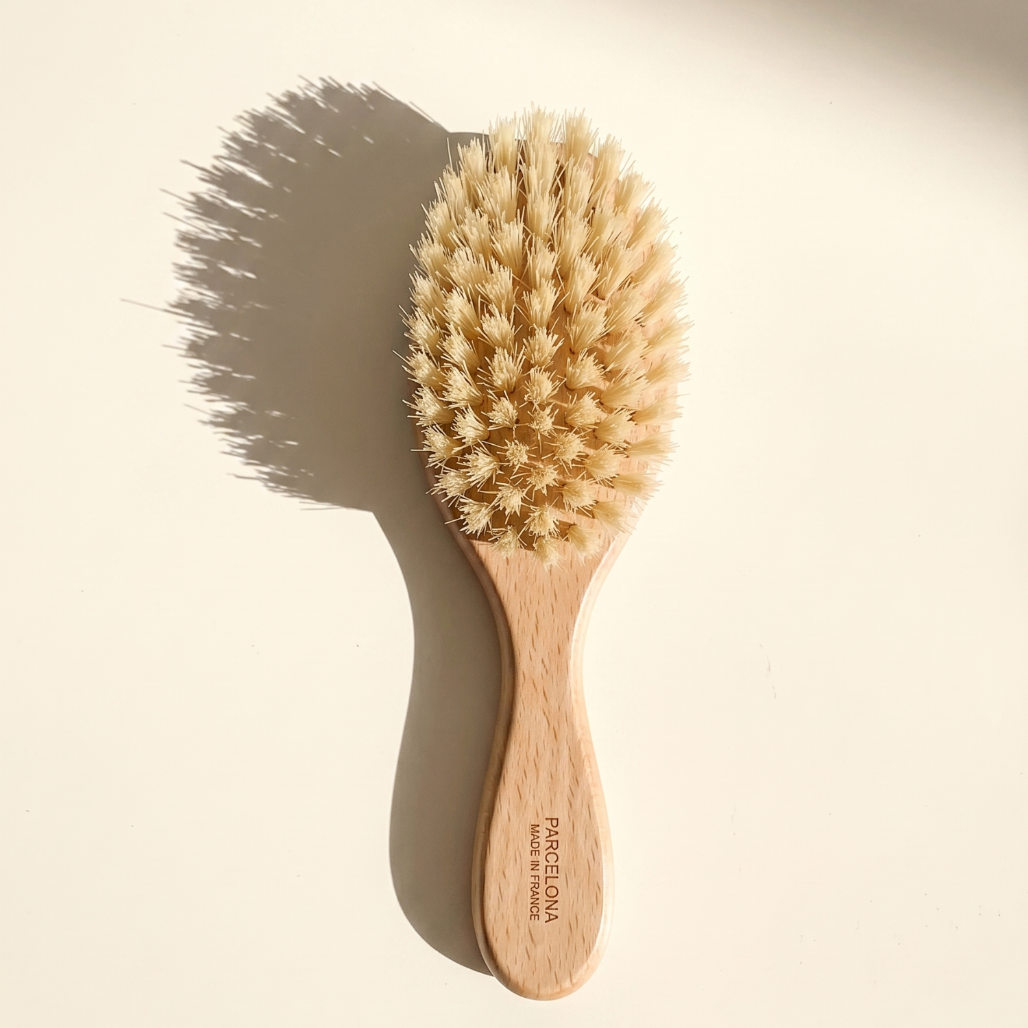 Parcelona French Grooming Combo 6” Cellulose Baby Brush and Comb for Toddlers