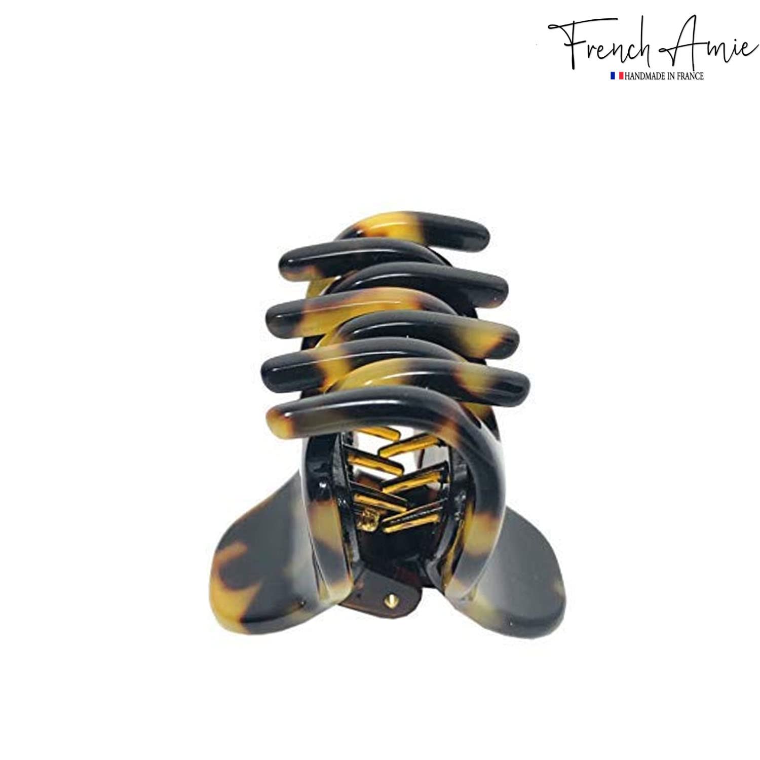 French Amie Belle 1 1/2" Mini Handmade Hair Claw French Acetate Jaw Clip for Women