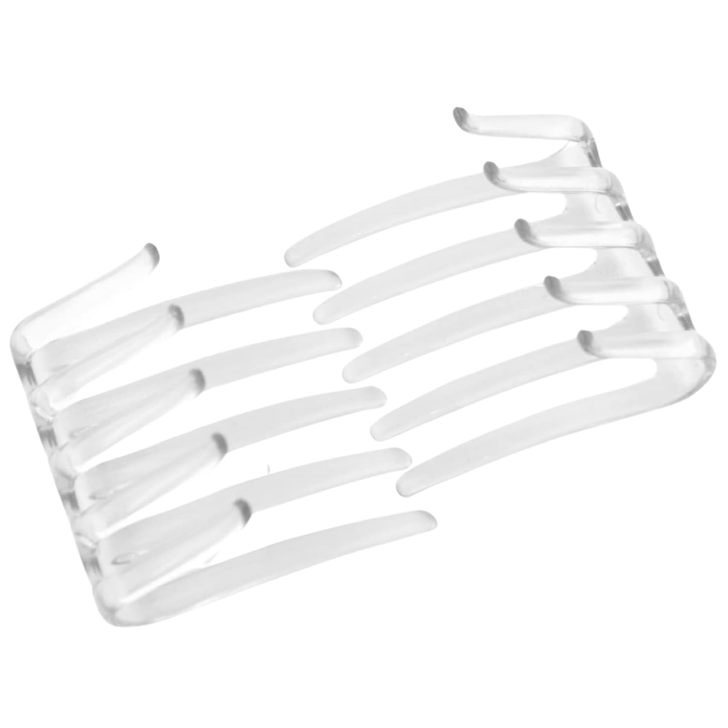 Parcelona French Crab Interlocking Medium Cellulose Hair Side Comb for Women