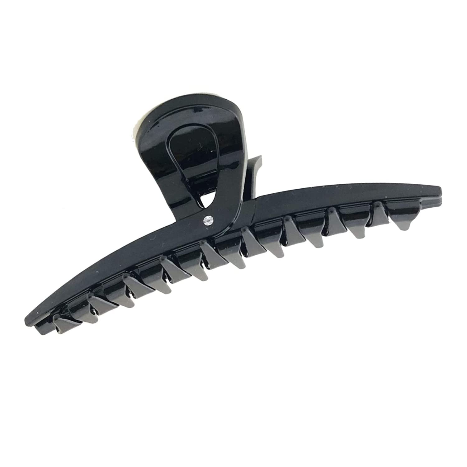 Parcelona French Pinch Crystal Cellulose Jaw Hair Claw for Women and Girls