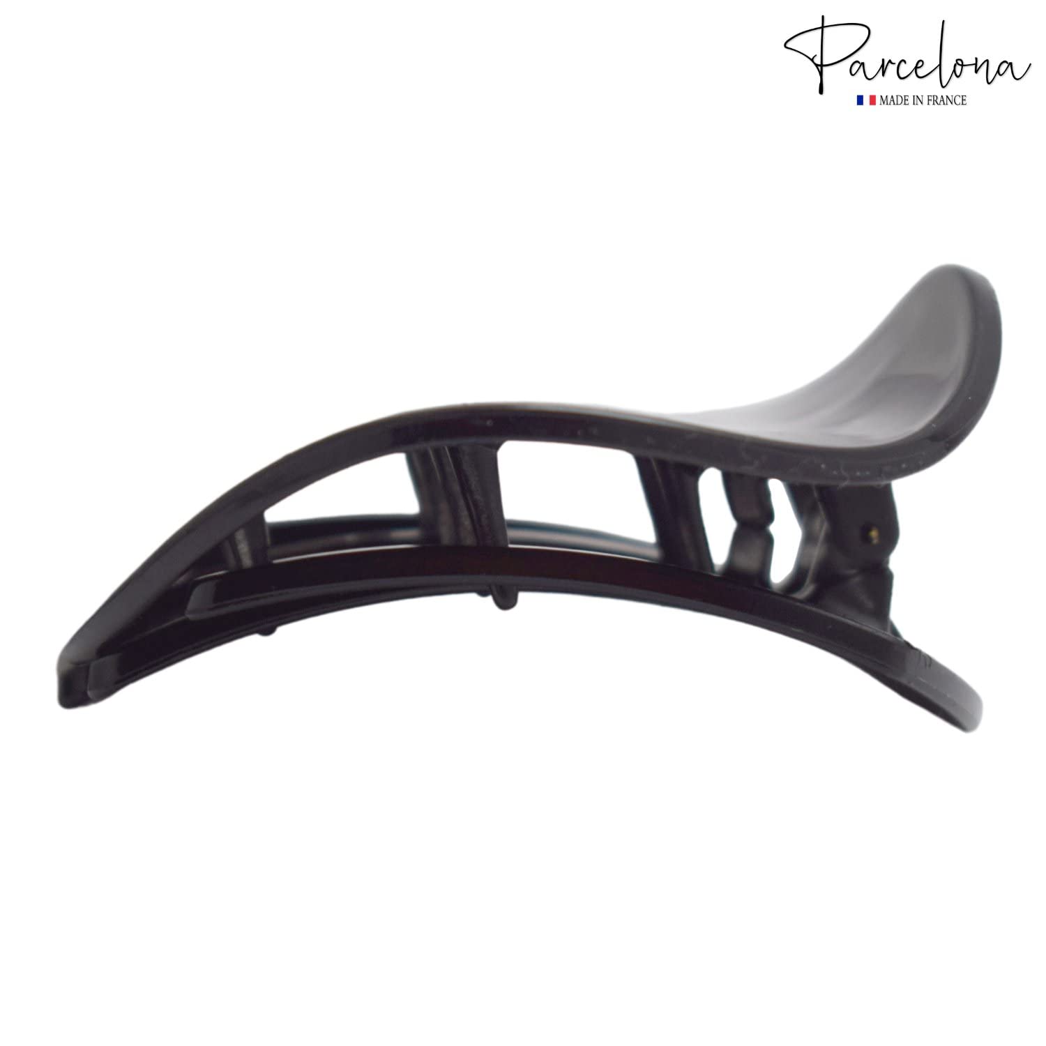 Parcelona French Onde Small 2 3/4" Cellulose Side Slide in Hair Claw for Women