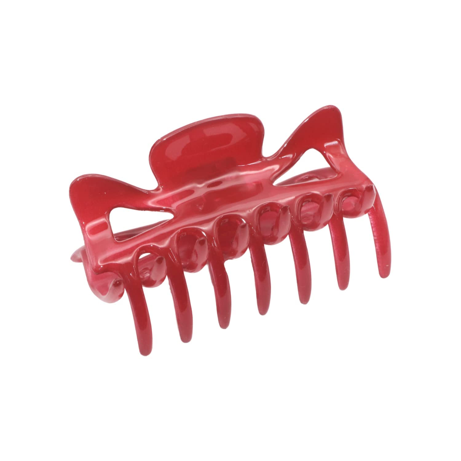 Parcelona French Classic 3" Medium Cellulose Covered Spring Hair Claw Clip