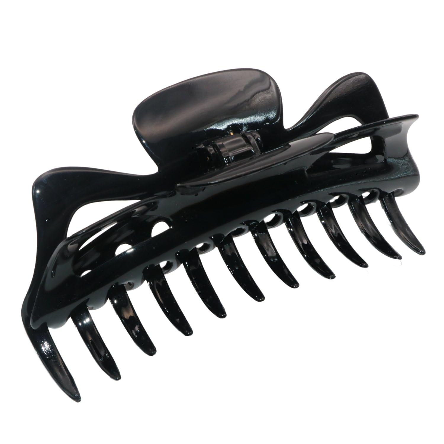 Parcelona French Classic Jumbo Large 5 1/2" Cellulose Hair Claw Clip for Women