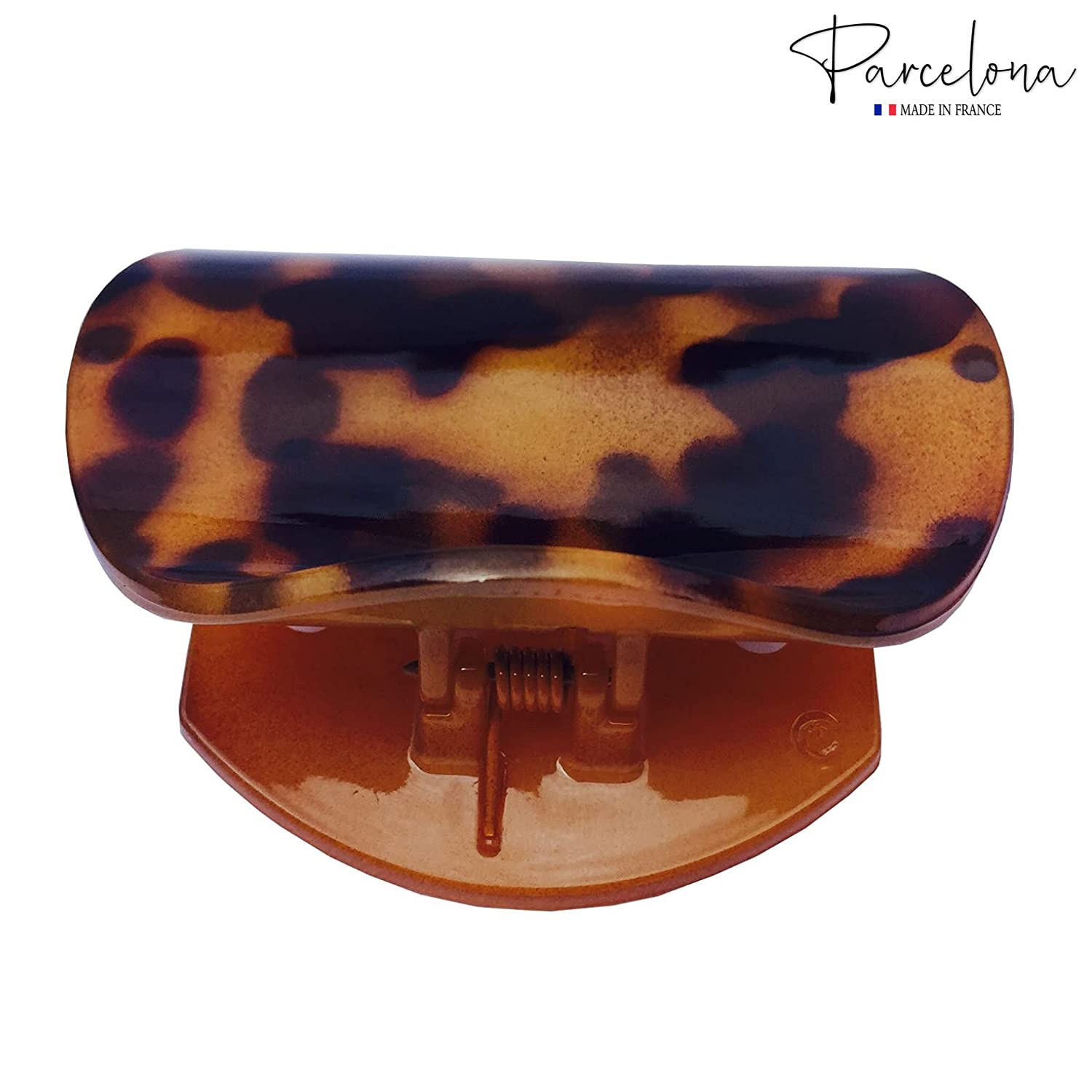 Parcelona French Onde Small 2 3/4" Cellulose Side Slide in Hair Claw for Women