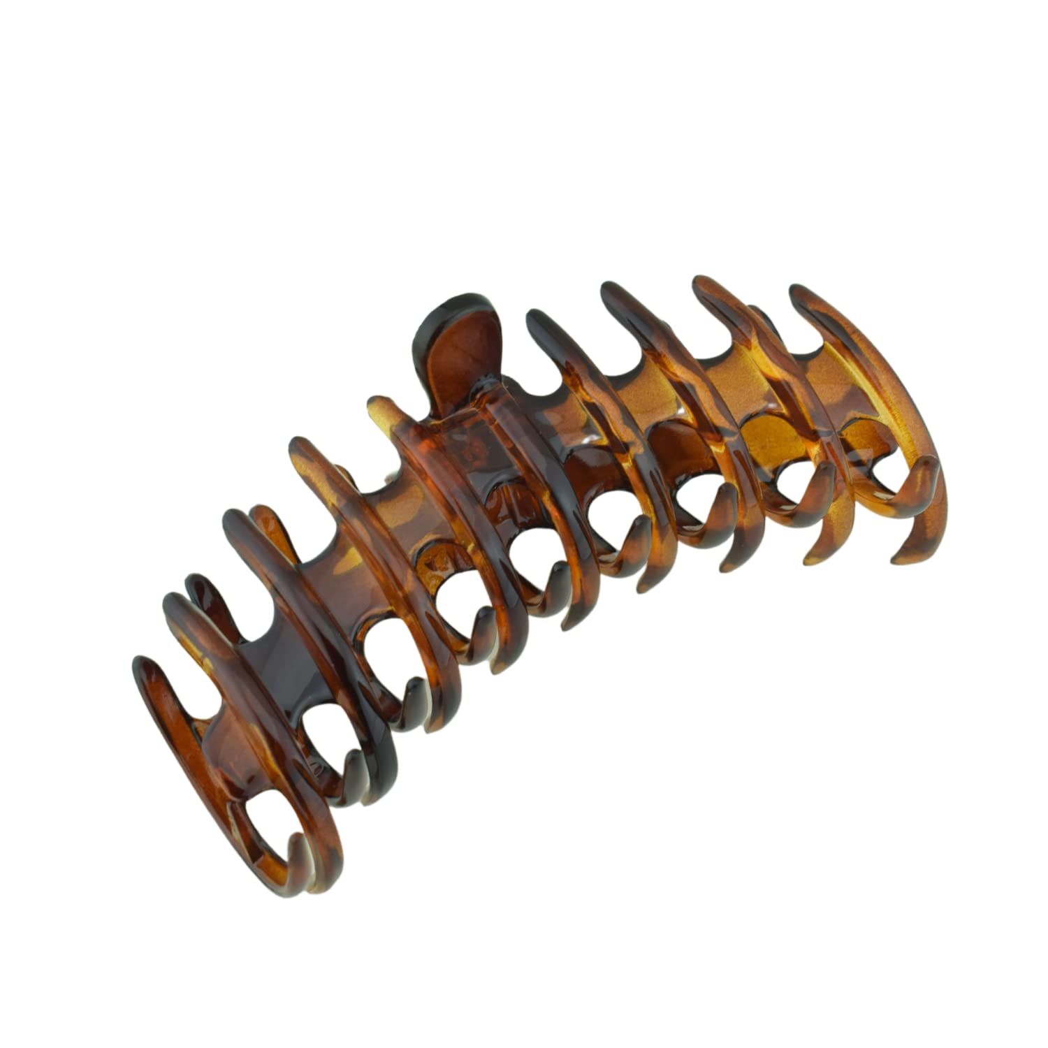 Parcelona French Rake Large Cellulose Acetate Jaw Hair Claw for Women and girls