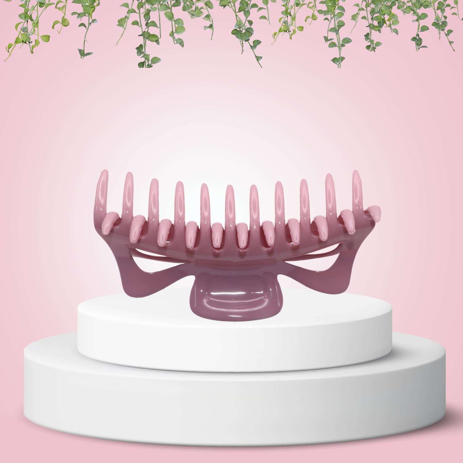 Parcelona French Classic Jumbo Large 5 1/2" Cellulose Hair Claw Clip for Women