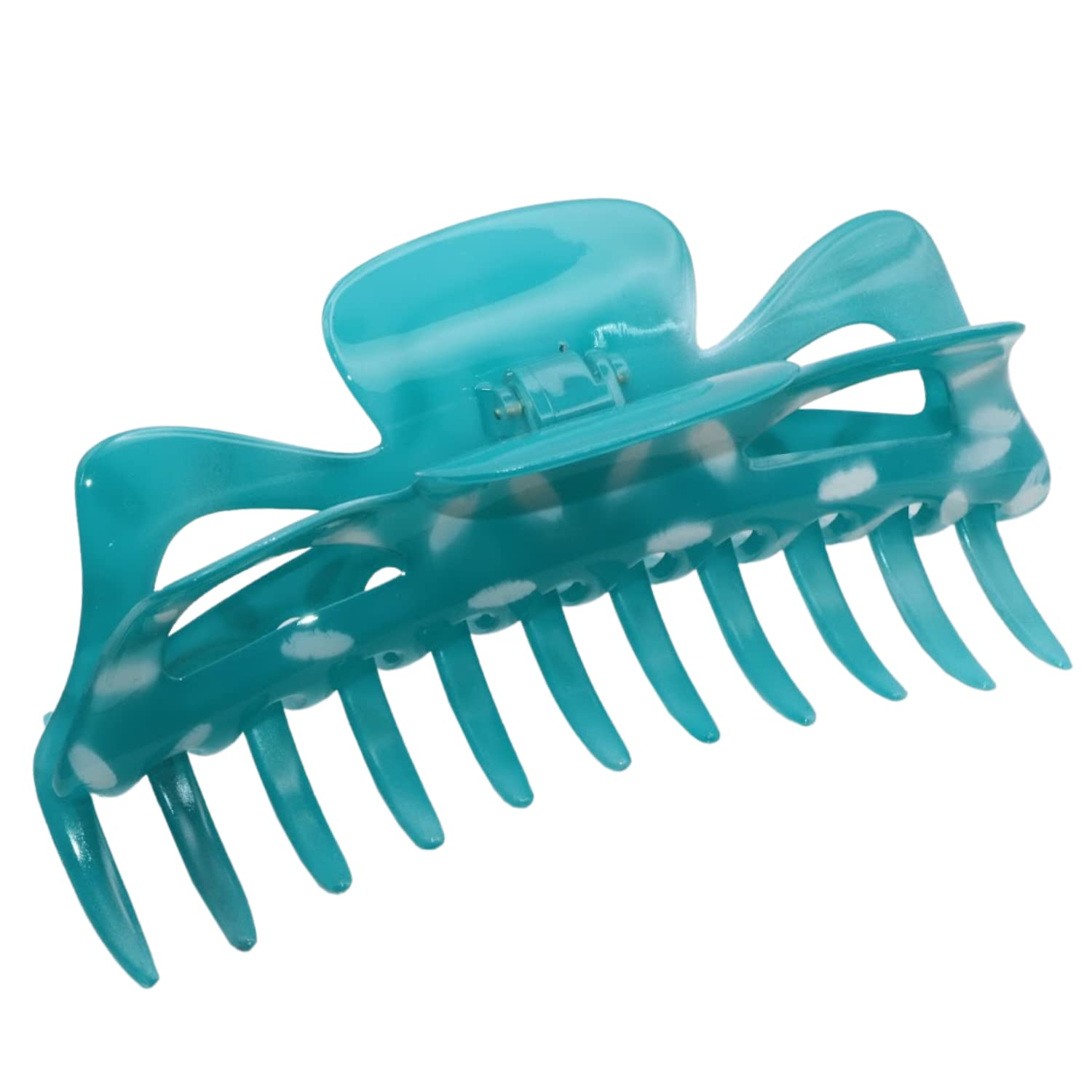 Parcelona French Classic Jumbo Large 5 1/2" Cellulose Hair Claw Clip for Women