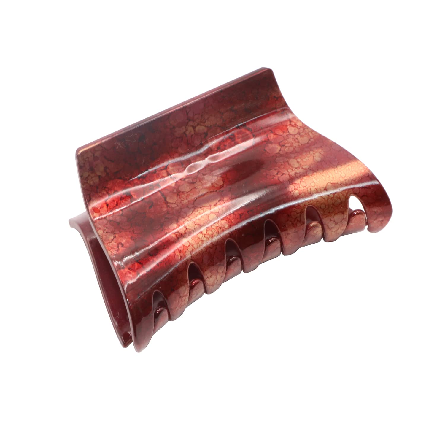Parcelona French Slide 3" Medium Cellulose Jaw Hair Claw for Women and Girls