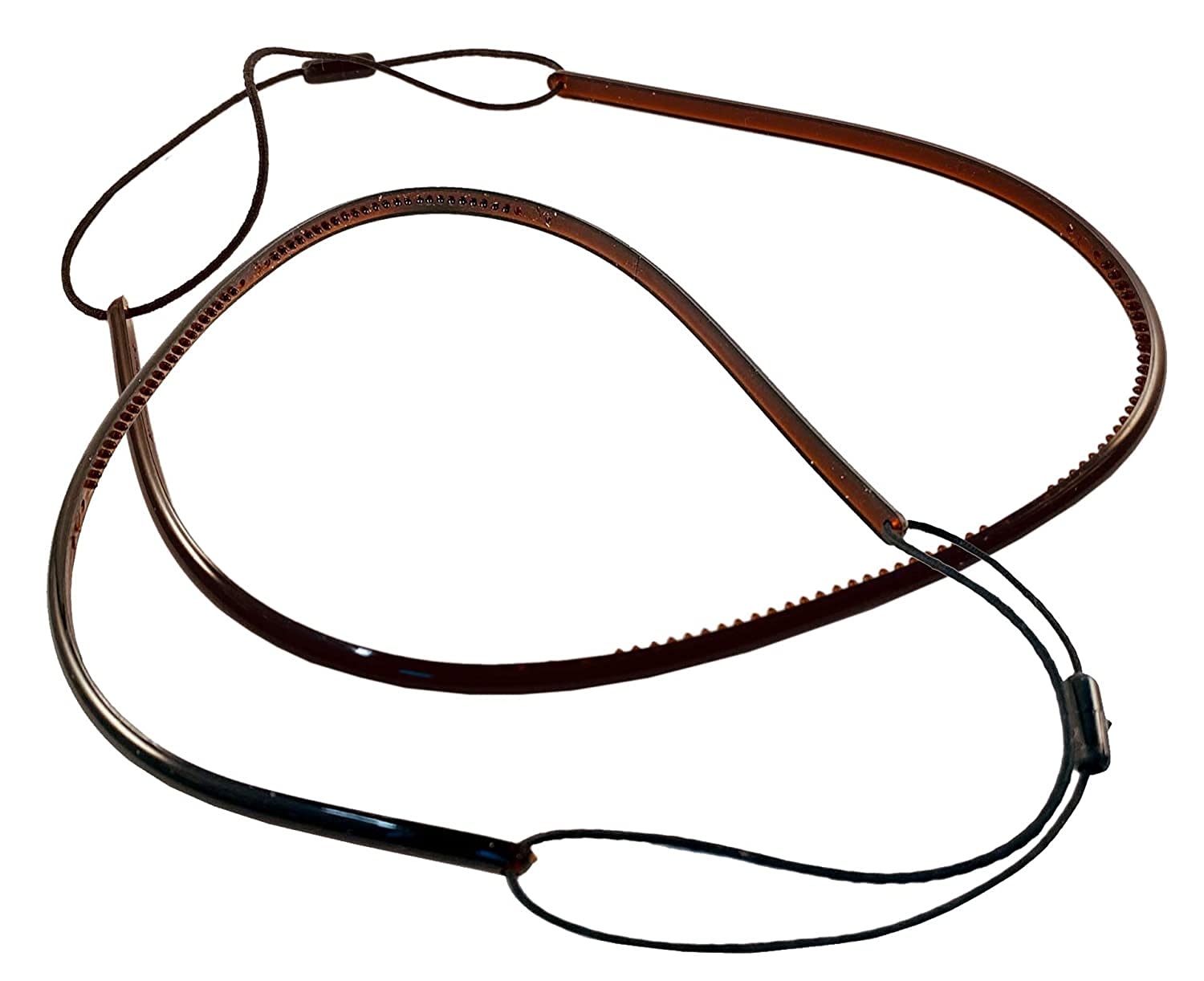 Parcelona French Flexi Bandeau Tie Shell Cellulose Set of 2 Thin hair Headband