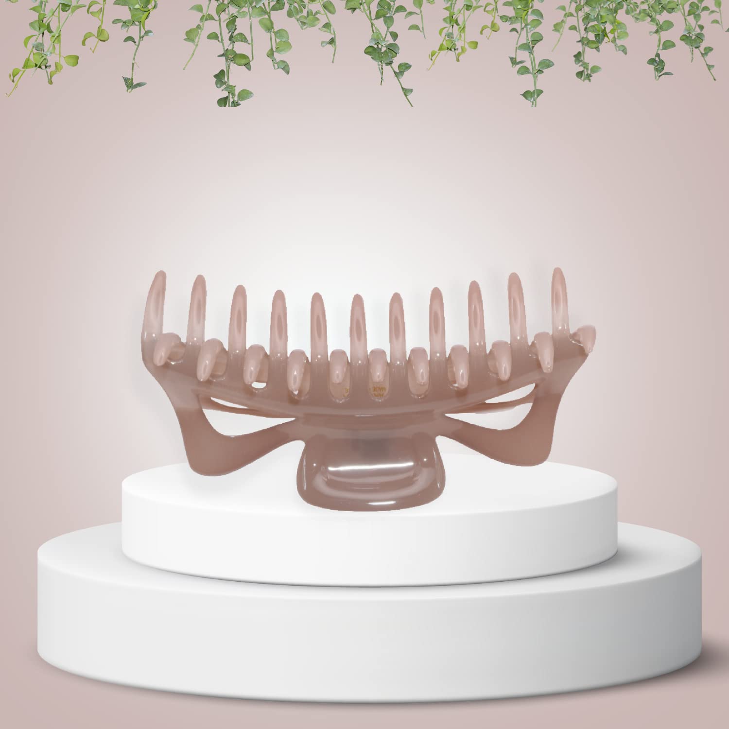 Parcelona French Classic Jumbo Large 5 1/2" Cellulose Hair Claw Clip for Women