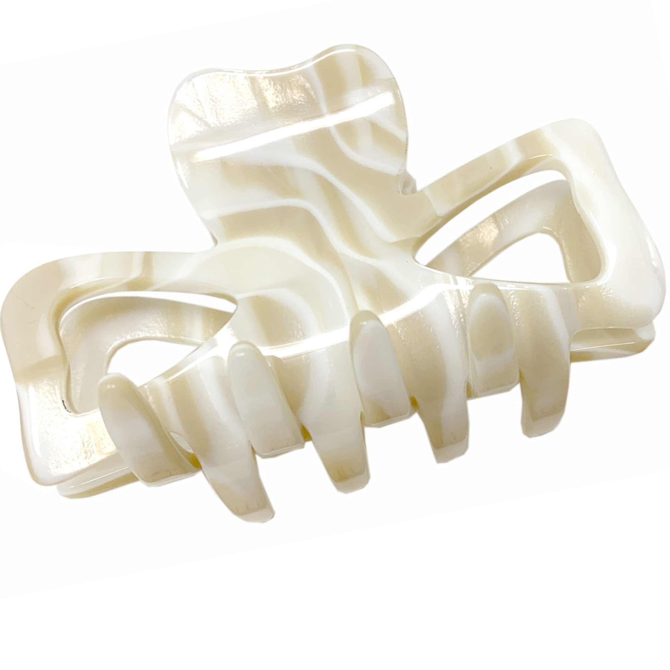 French Amie Classic Butterfly 3" Medium Handmade Cellulose Hair Claw