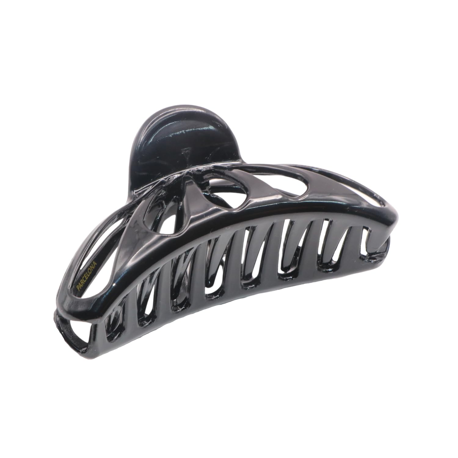 Parcelona French Rain Drop 4" Large Cellulose Jaw Hair Claw for Women