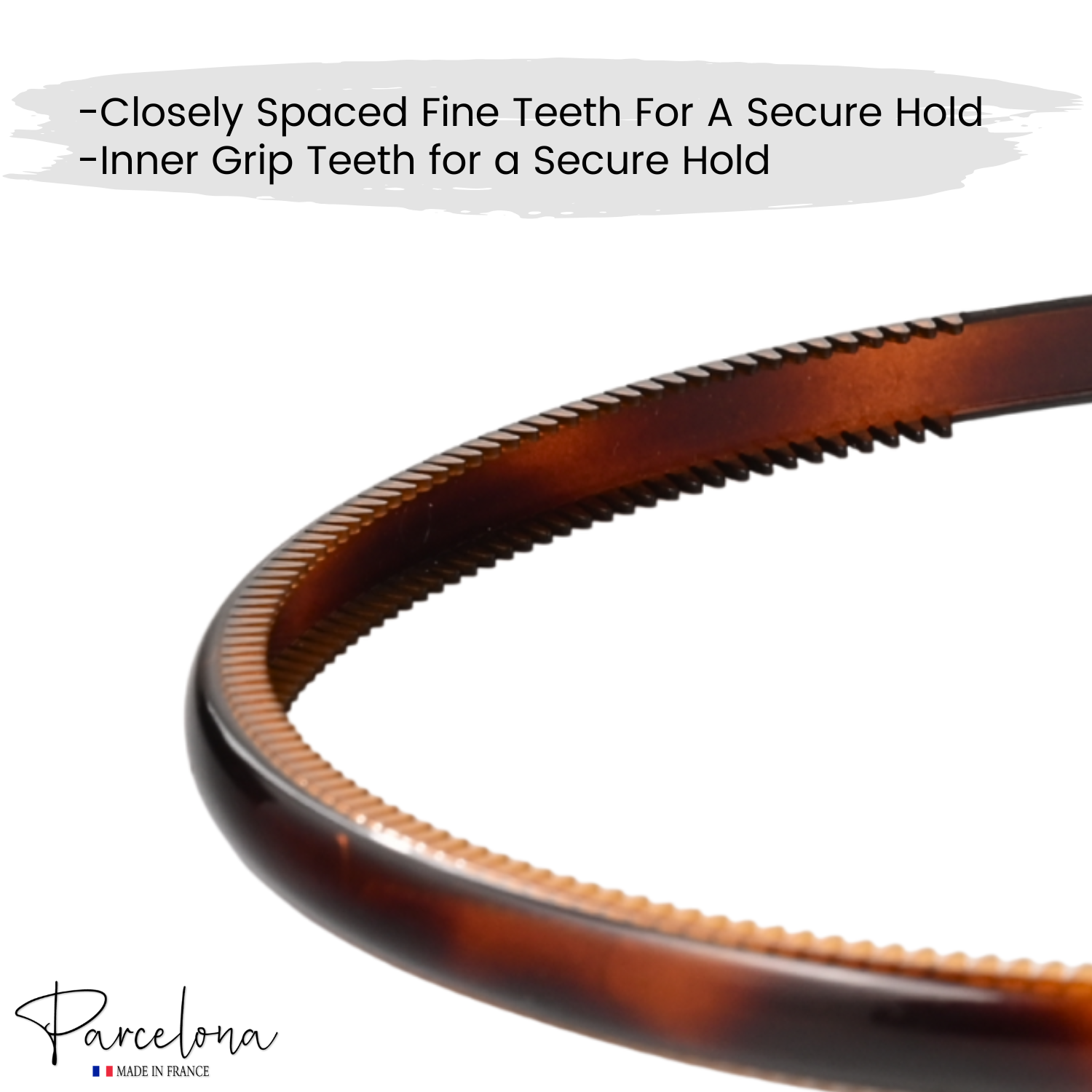 Parcelona French Nue Yoga Headband Inner Grip Teeth Hairband for Women & Men Unisex