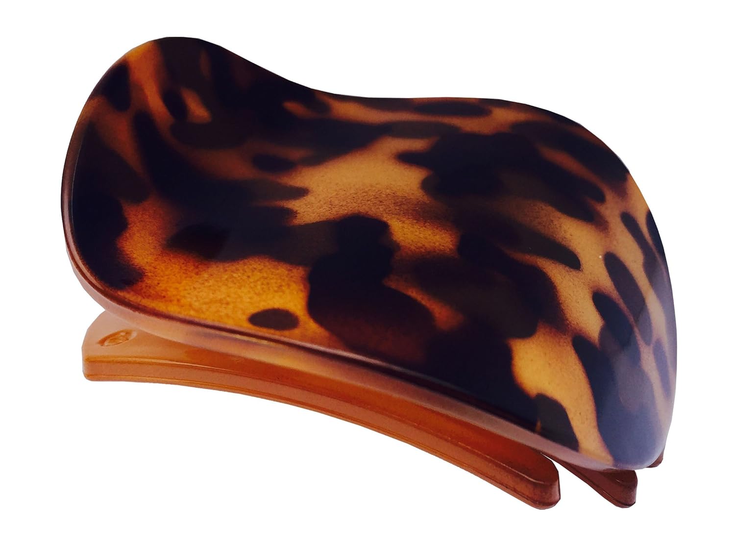Parcelona French Onde Small 2 3/4" Cellulose Side Slide in Hair Claw for Women