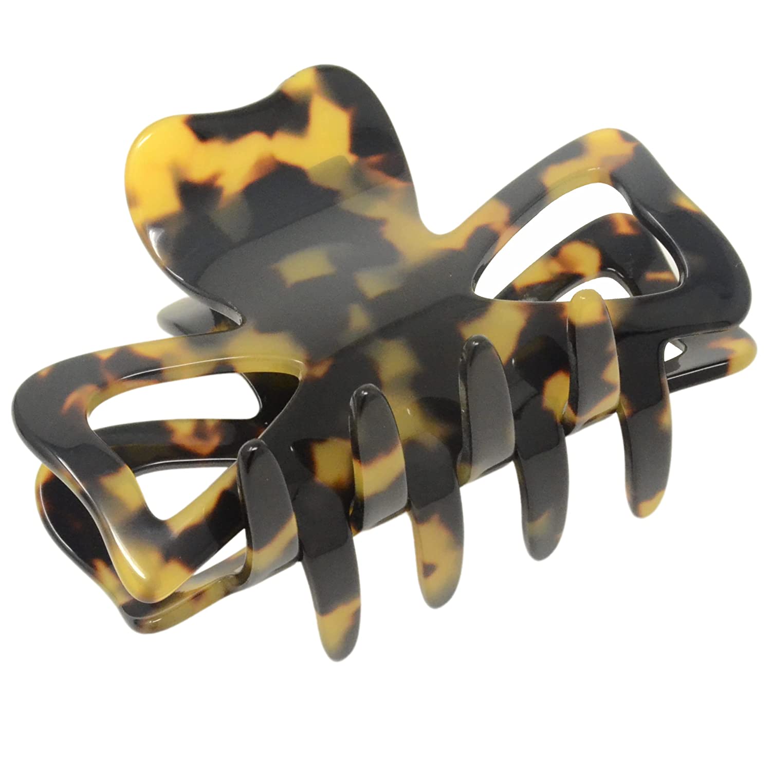 French Amie Classic Butterfly 3" Medium Handmade Cellulose Hair Claw
