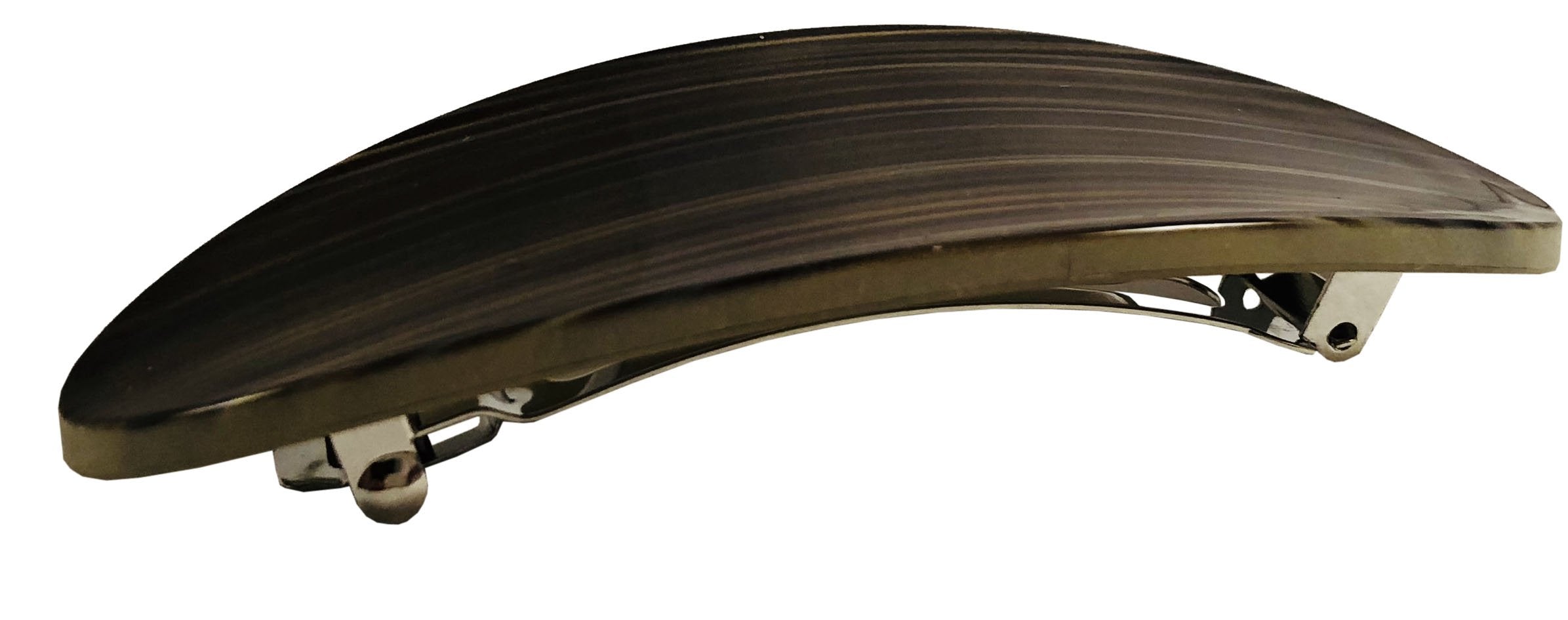 Parcelona French Oval Large 4" Cellulose Automatic Hair Barrette for Women