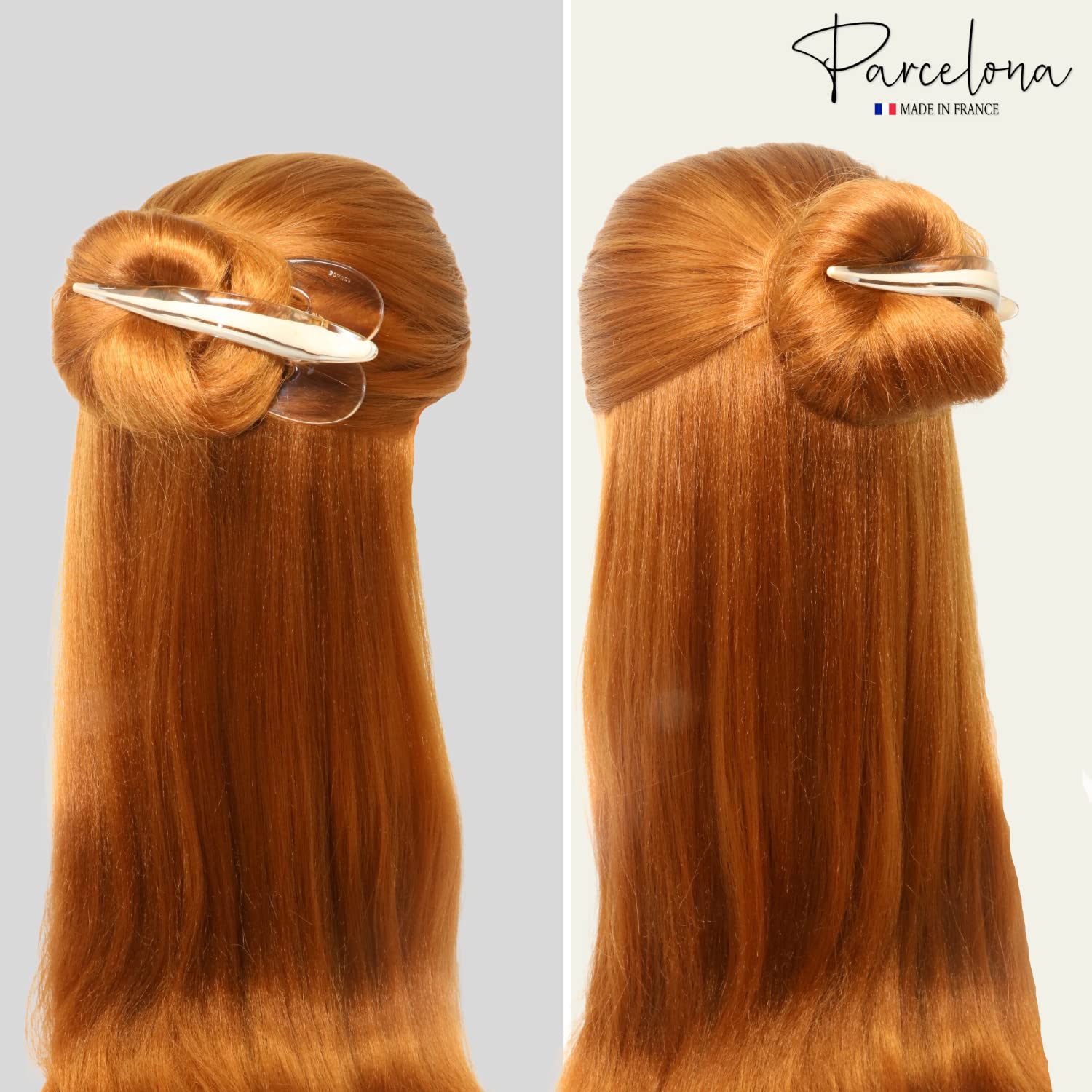 Parcelona French Pelican Large 5 Inches Side Slide Hair Claw Clip Clamp Clutcher