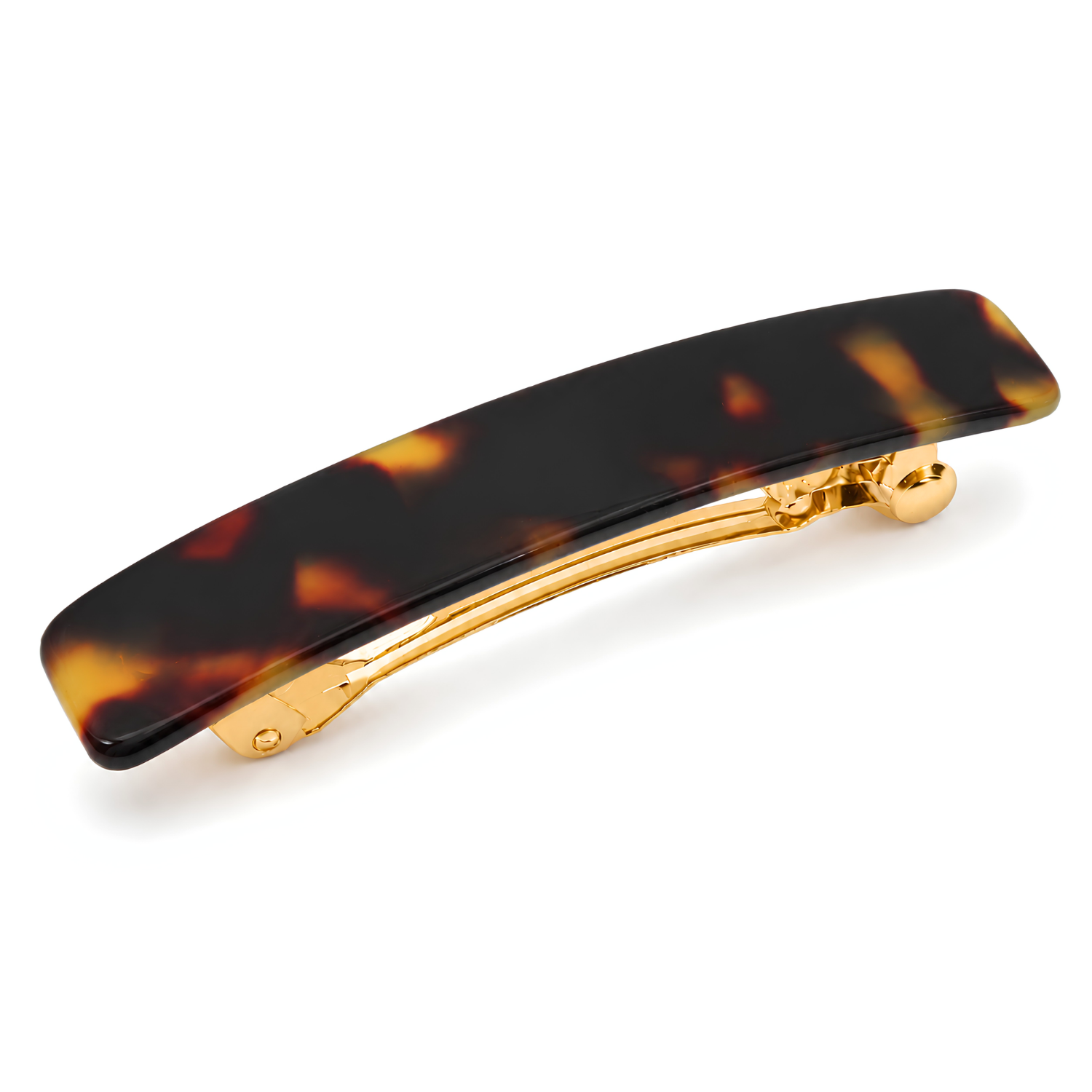 French Amie Small 2 1/4" Cellulose Handmade Hair Barrette for Women and Girls