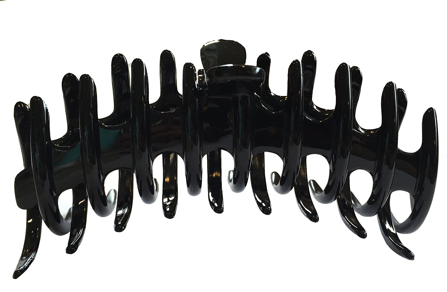 Parcelona French Rake Large Cellulose Acetate Jaw Hair Claw for Women and girls