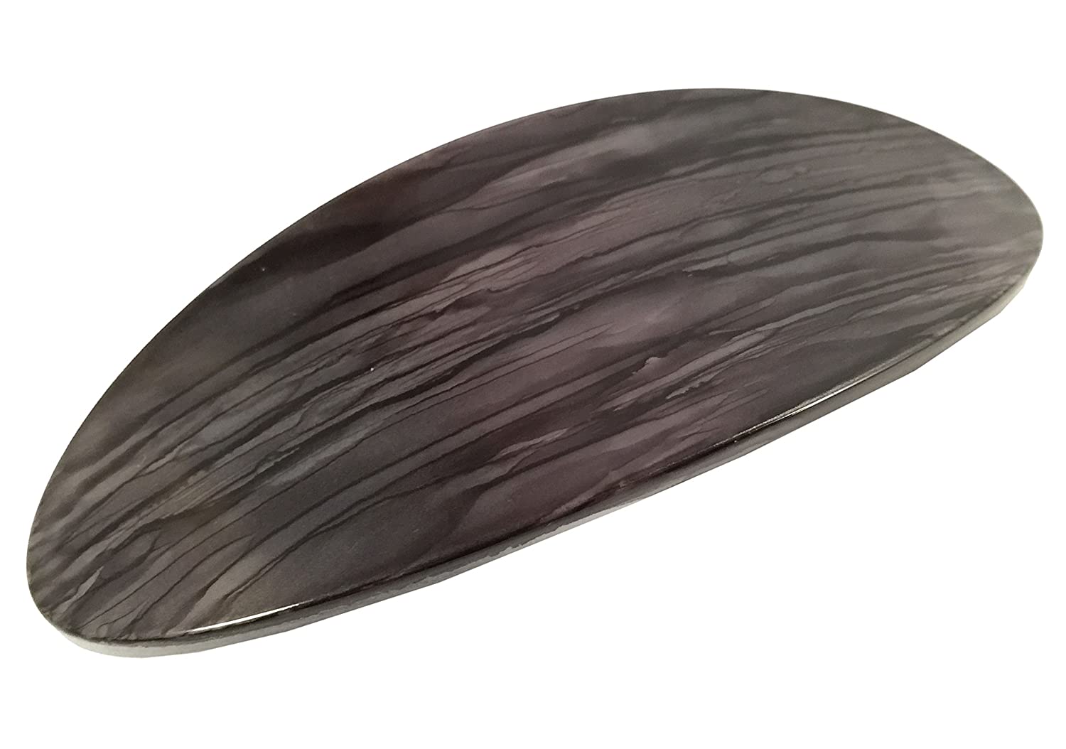 Parcelona French Oval Large 4" Cellulose Automatic Hair Barrette for Women